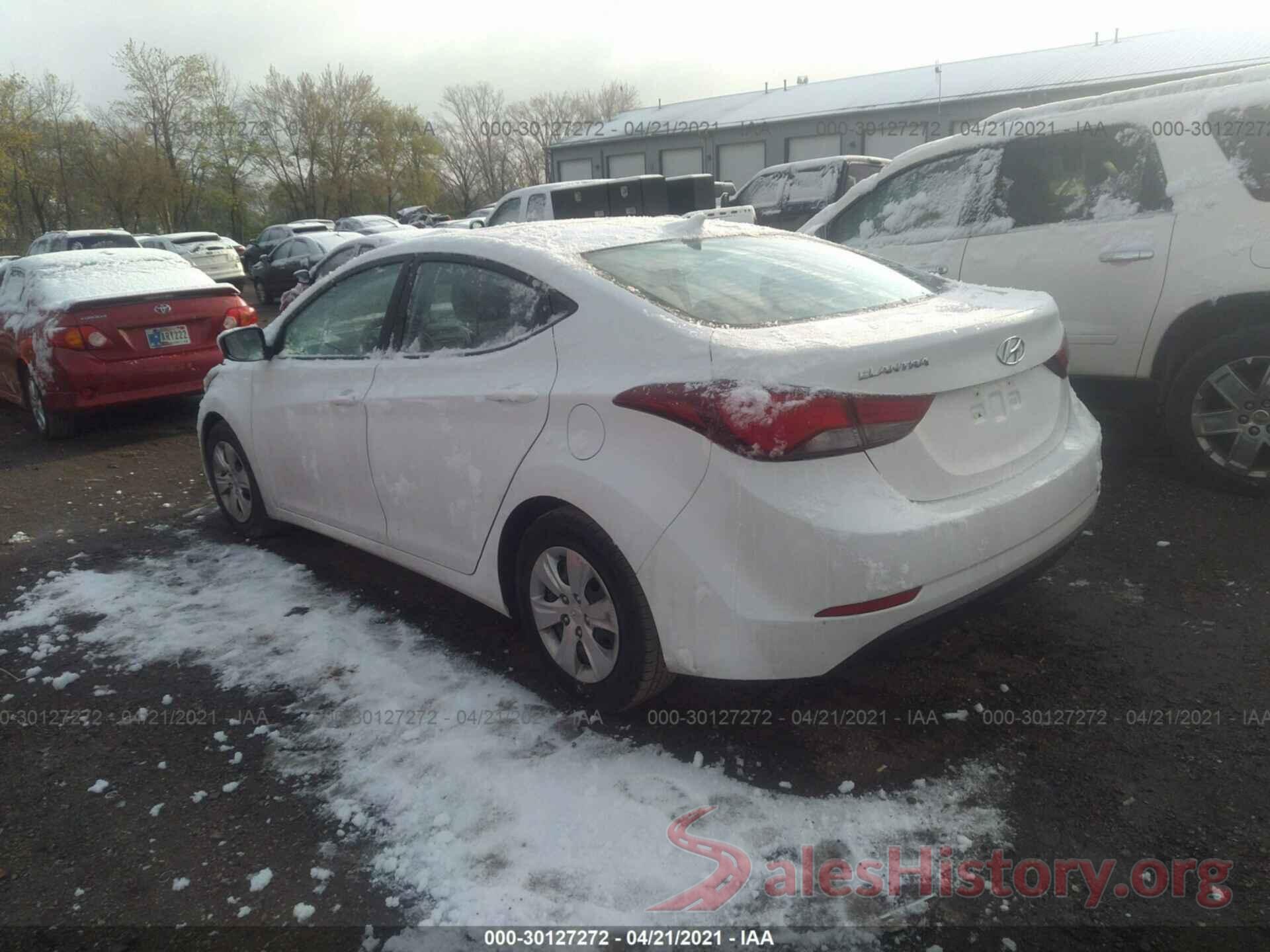 5NPDH4AE1GH755506 2016 HYUNDAI ELANTRA