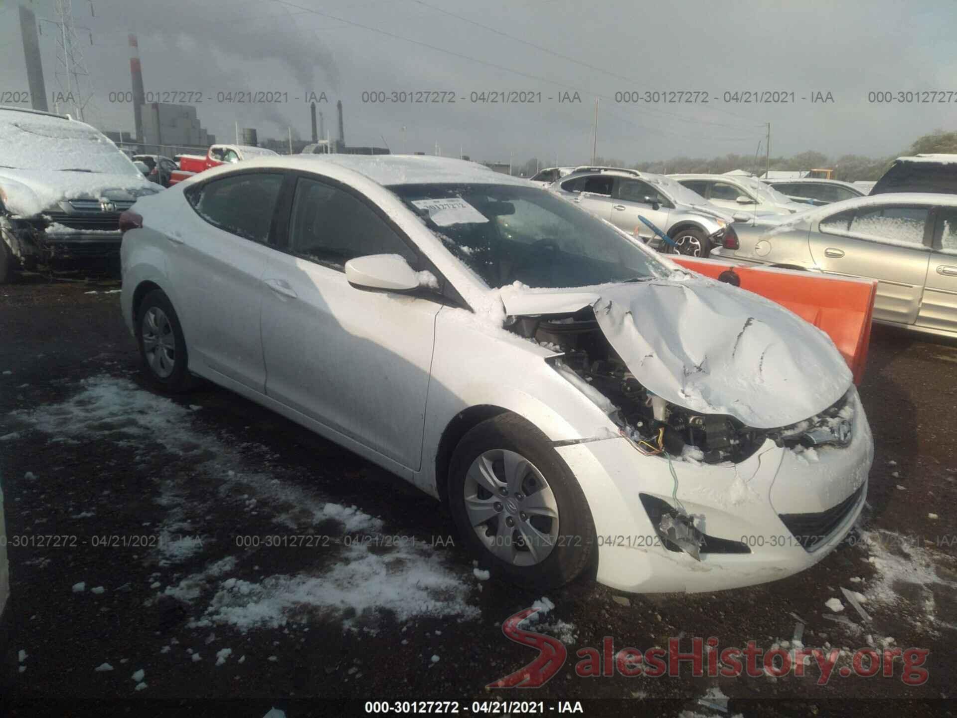 5NPDH4AE1GH755506 2016 HYUNDAI ELANTRA