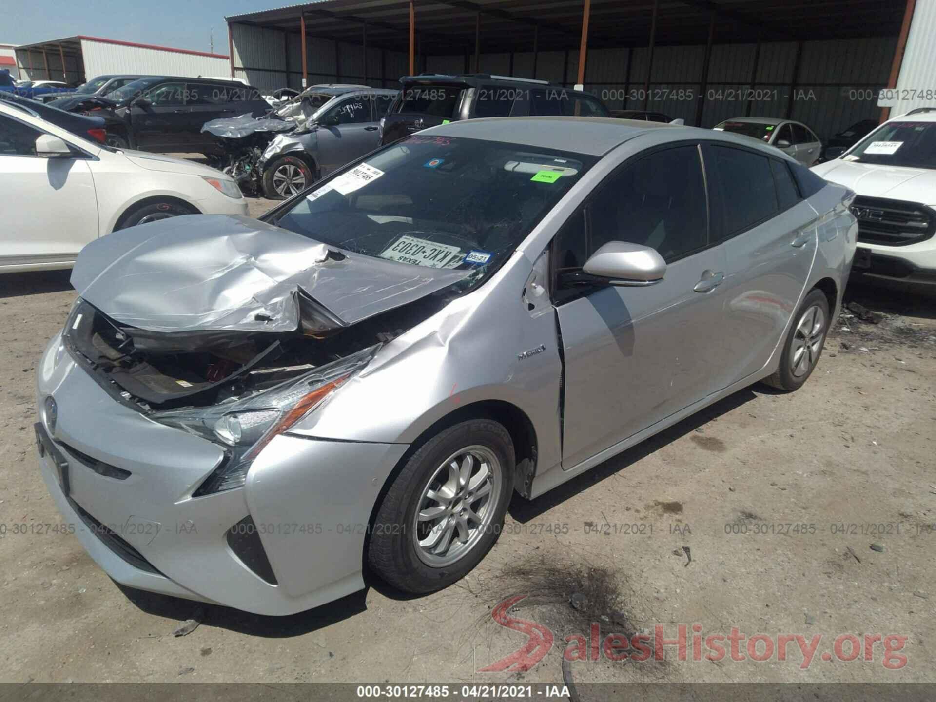 JTDKARFU3J3059838 2018 TOYOTA PRIUS