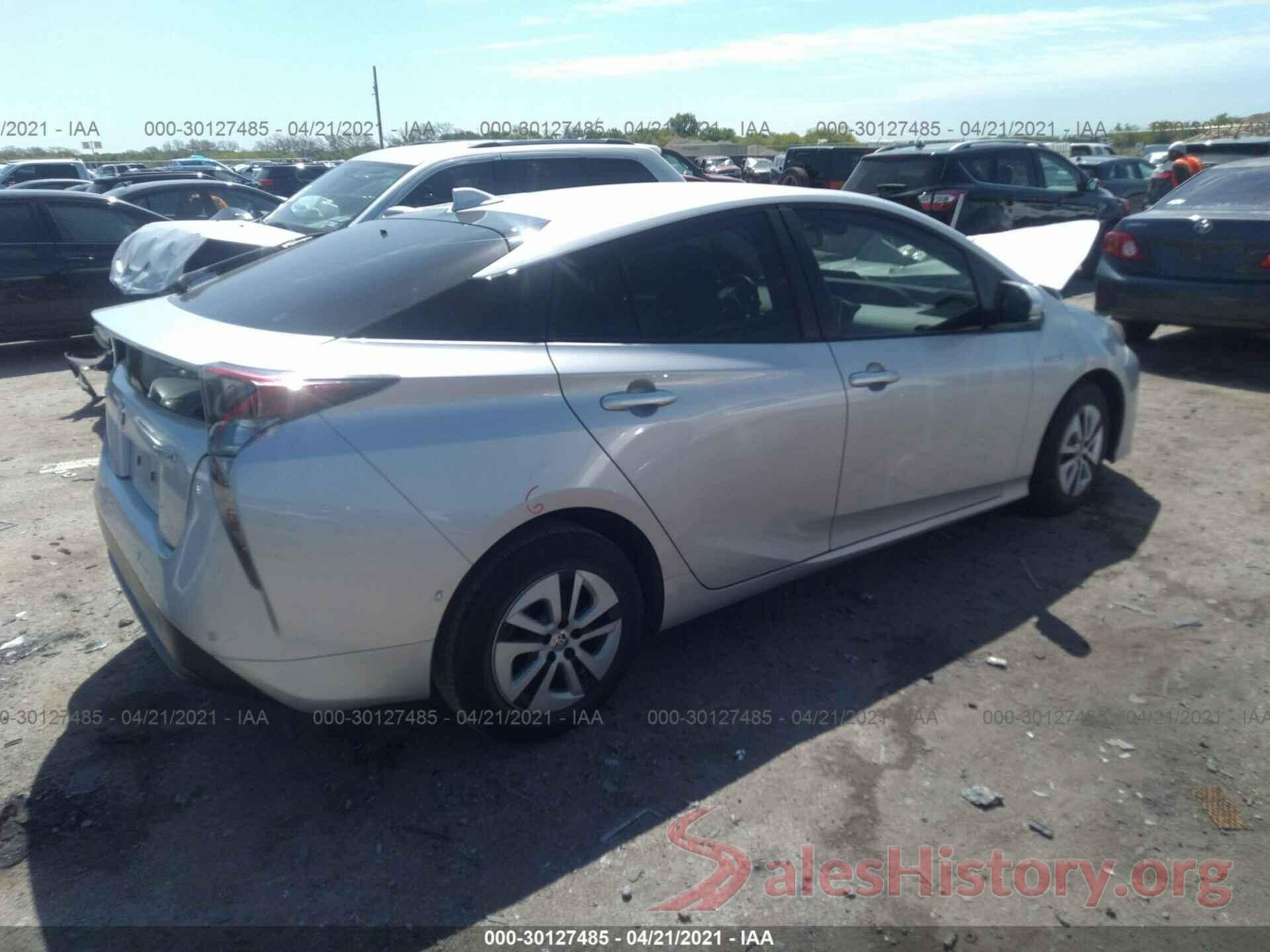 JTDKARFU3J3059838 2018 TOYOTA PRIUS