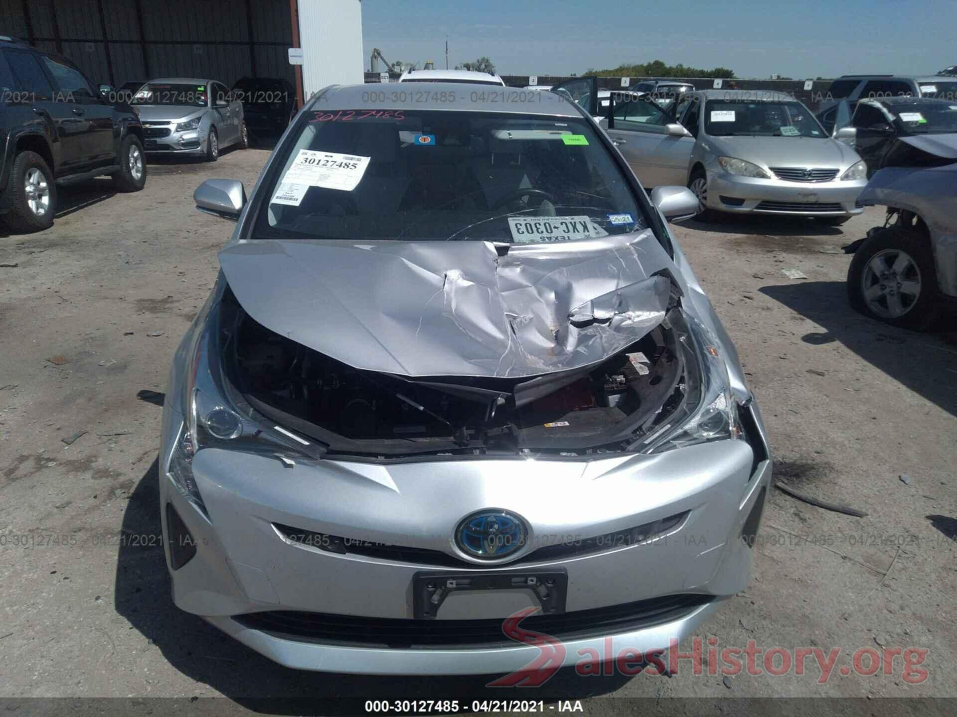 JTDKARFU3J3059838 2018 TOYOTA PRIUS