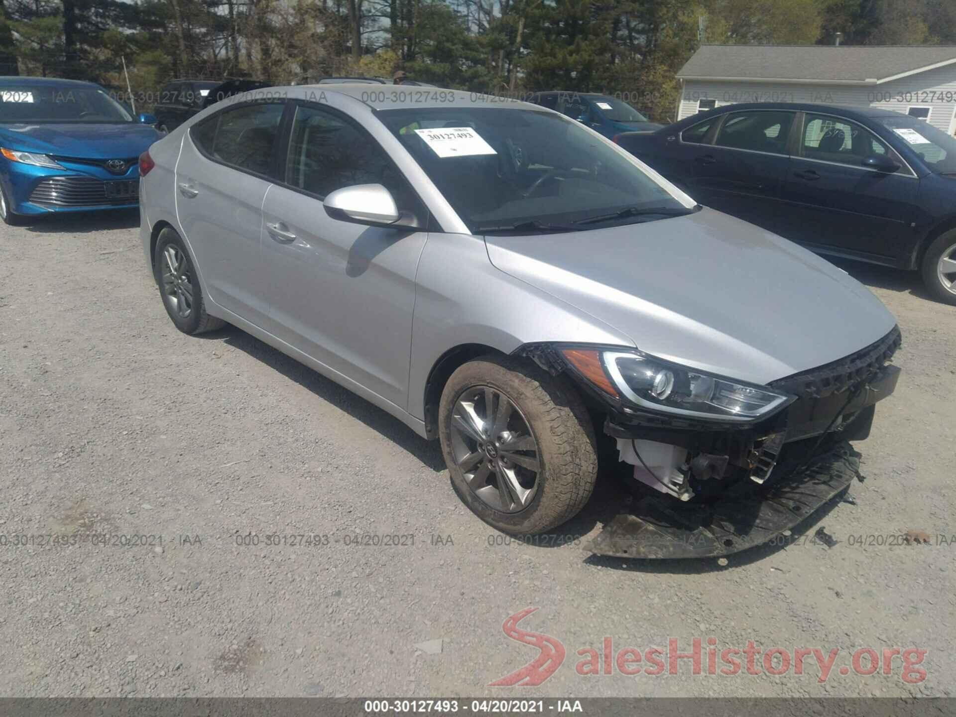 5NPD84LF0JH337192 2018 HYUNDAI ELANTRA