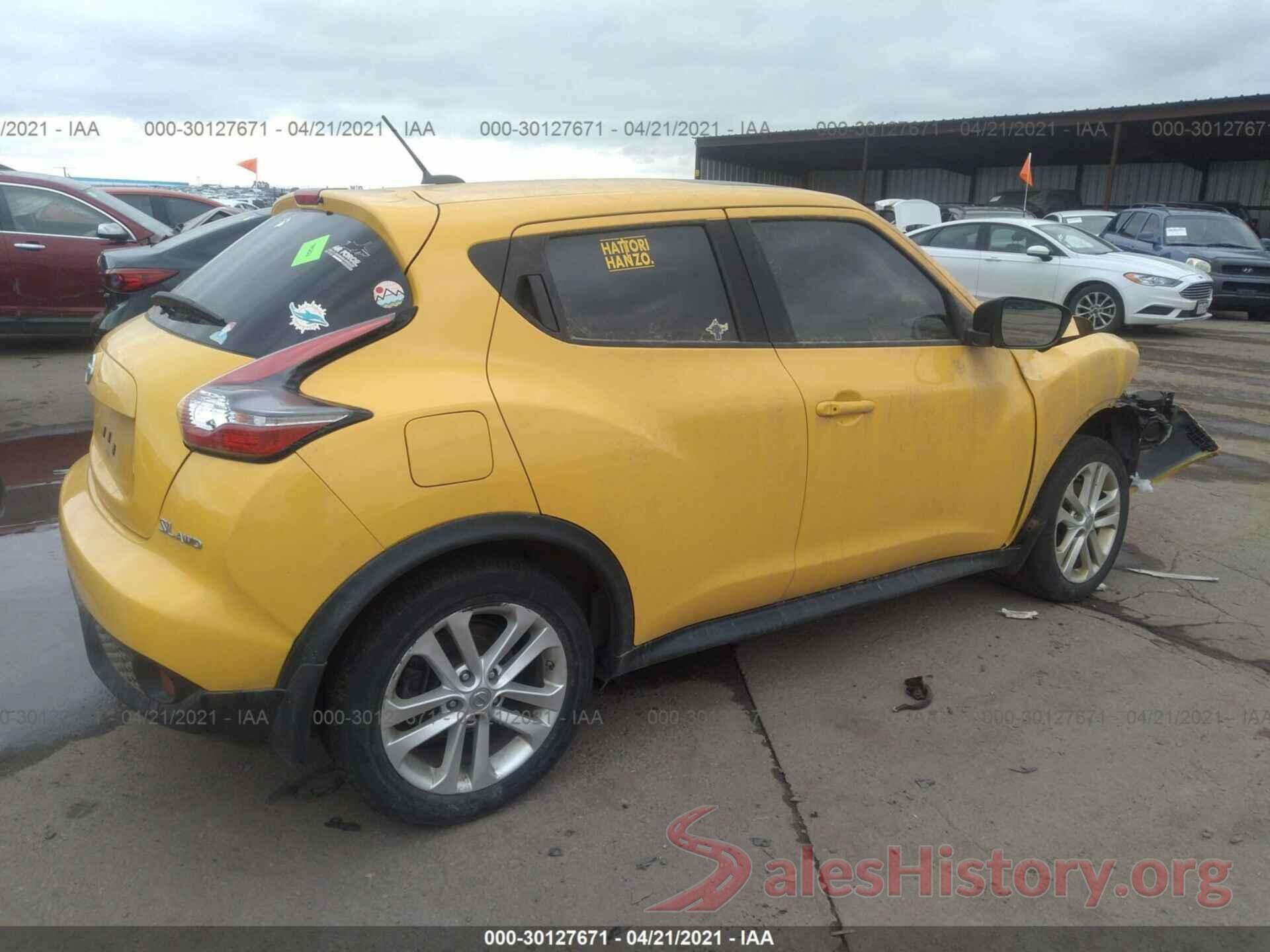 JN8AF5MV6GT651071 2016 NISSAN JUKE