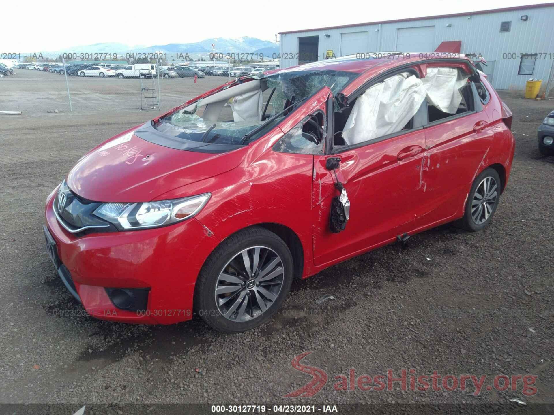 JHMGK5H78GX036543 2016 HONDA FIT