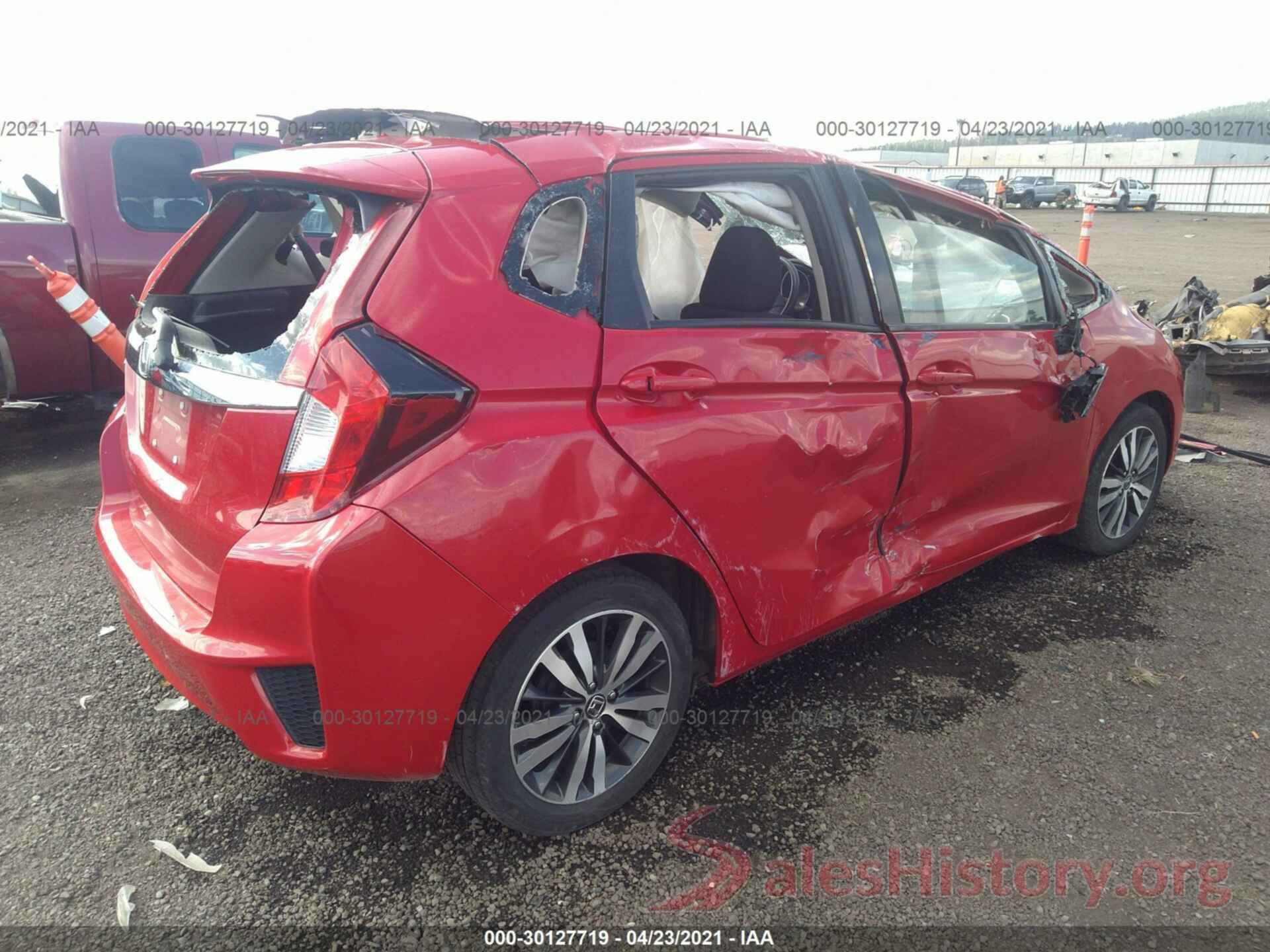 JHMGK5H78GX036543 2016 HONDA FIT