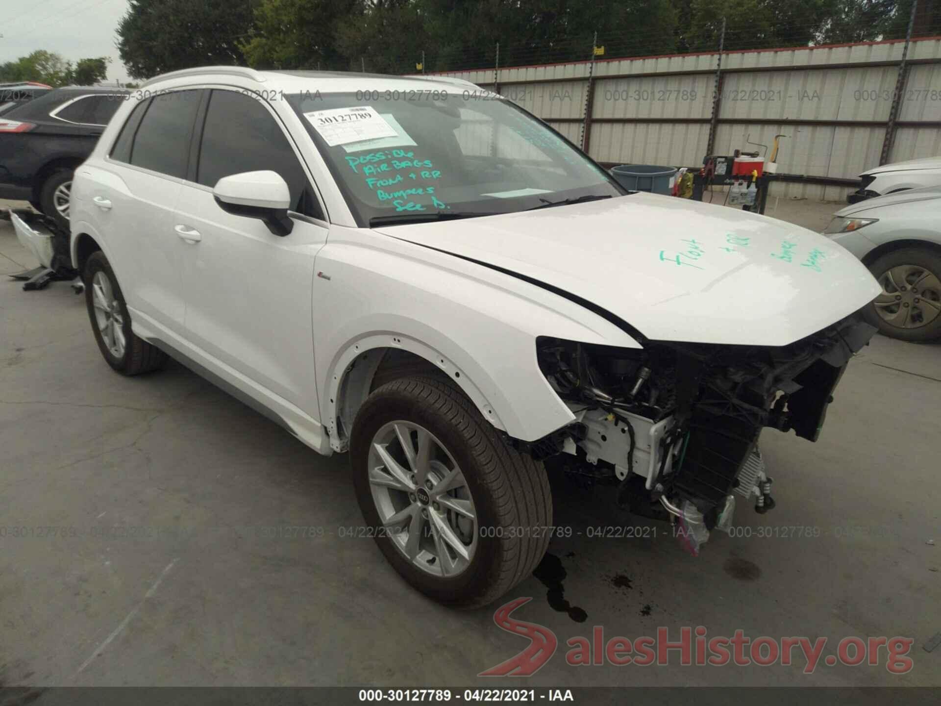 WA1DECF31M1070087 2021 AUDI Q3