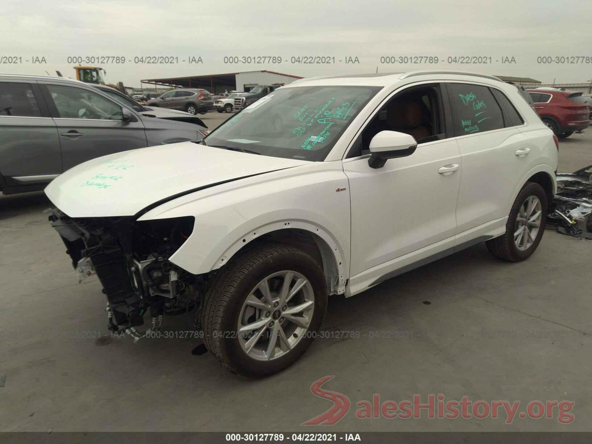 WA1DECF31M1070087 2021 AUDI Q3