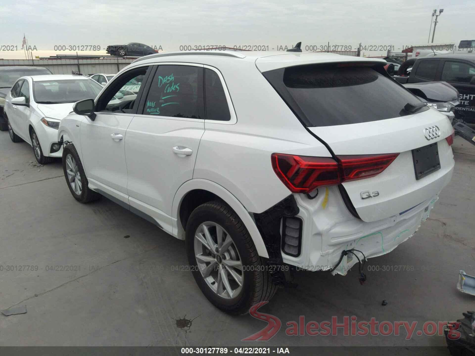 WA1DECF31M1070087 2021 AUDI Q3