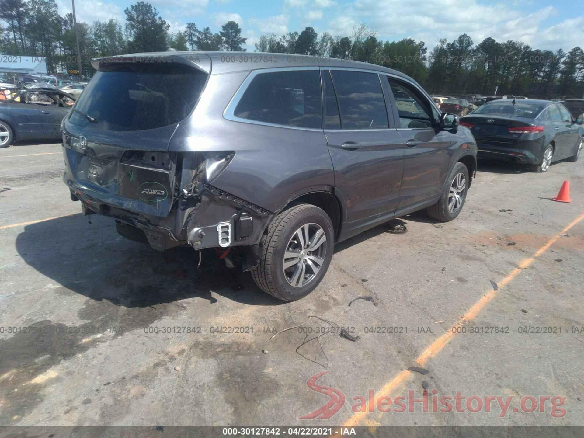 5FNYF6H58HB059797 2017 HONDA PILOT