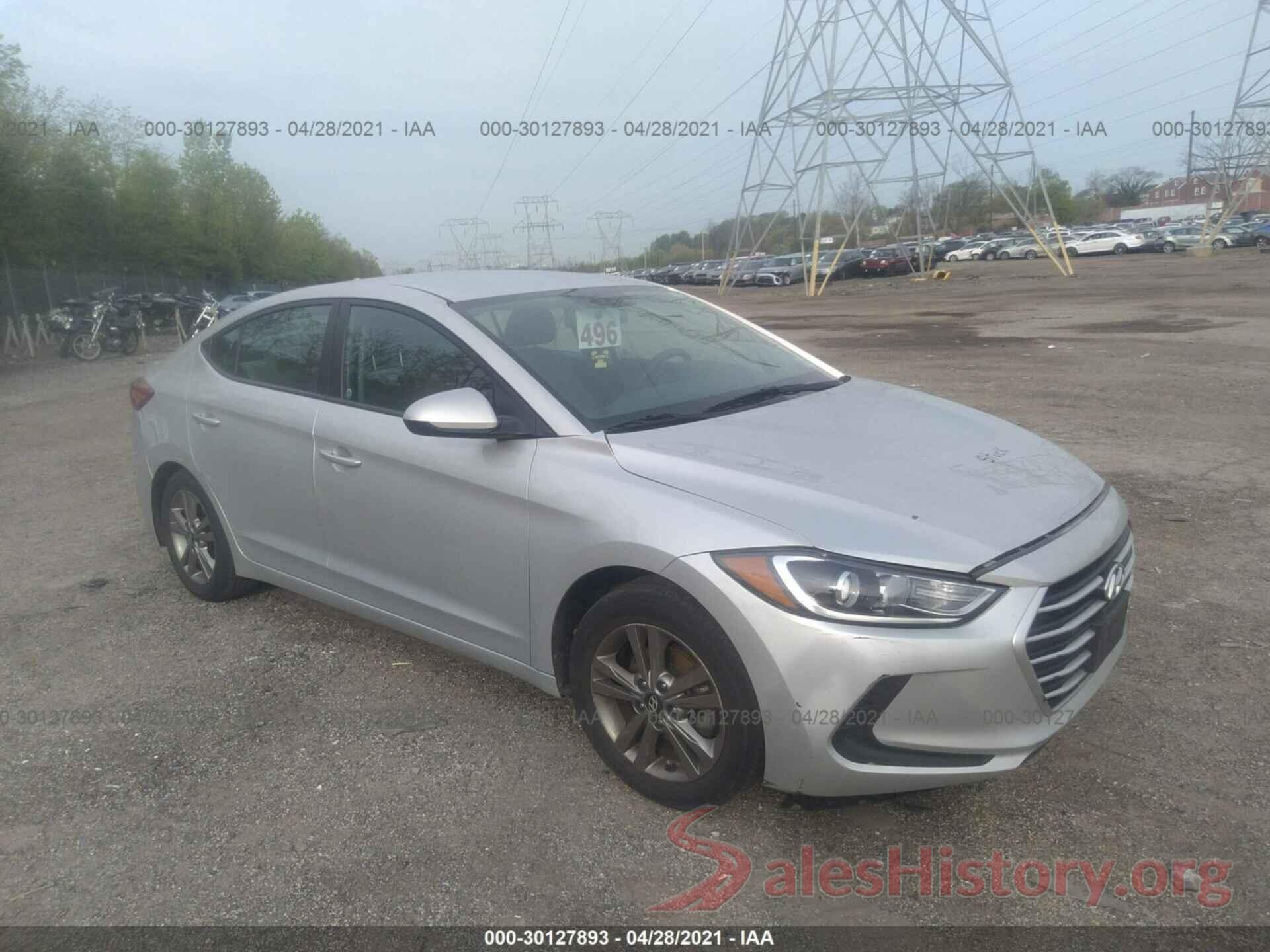 5NPD84LF1JH275852 2018 HYUNDAI ELANTRA