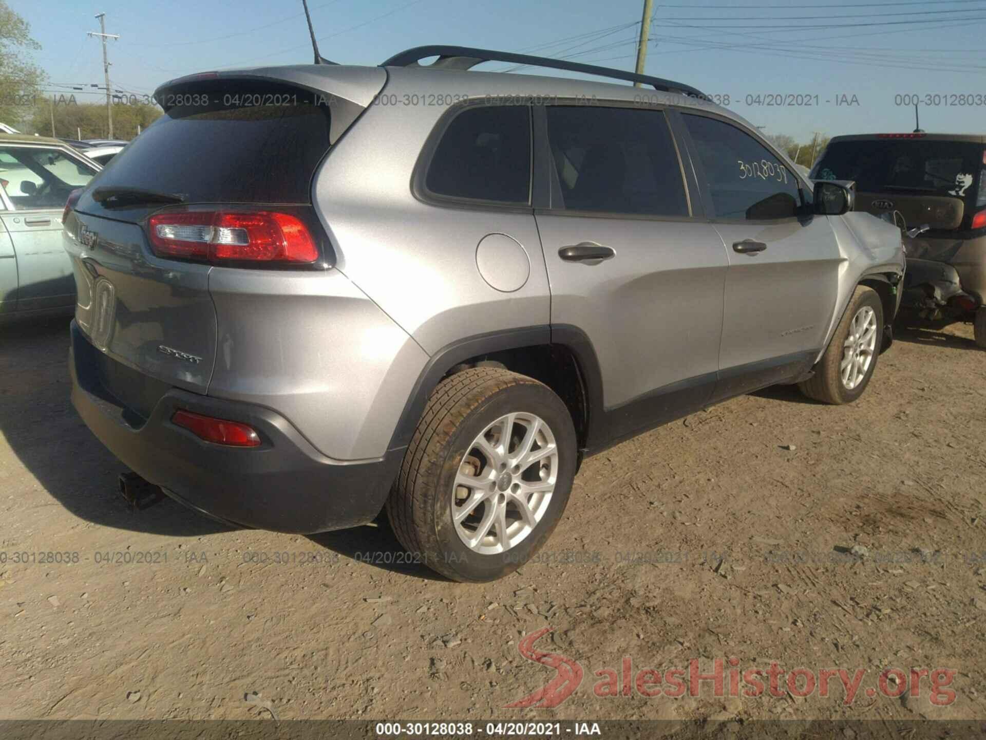 1C4PJLAB3GW372906 2016 JEEP CHEROKEE