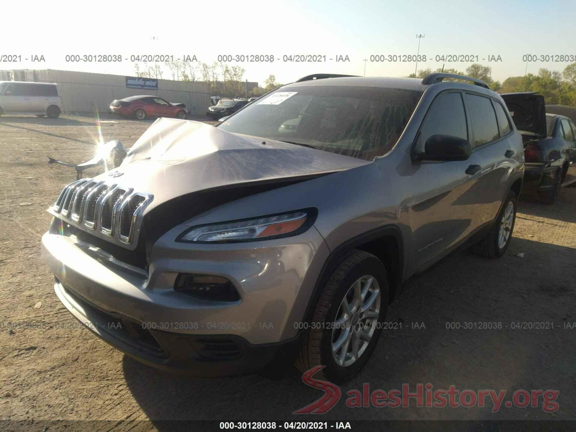 1C4PJLAB3GW372906 2016 JEEP CHEROKEE