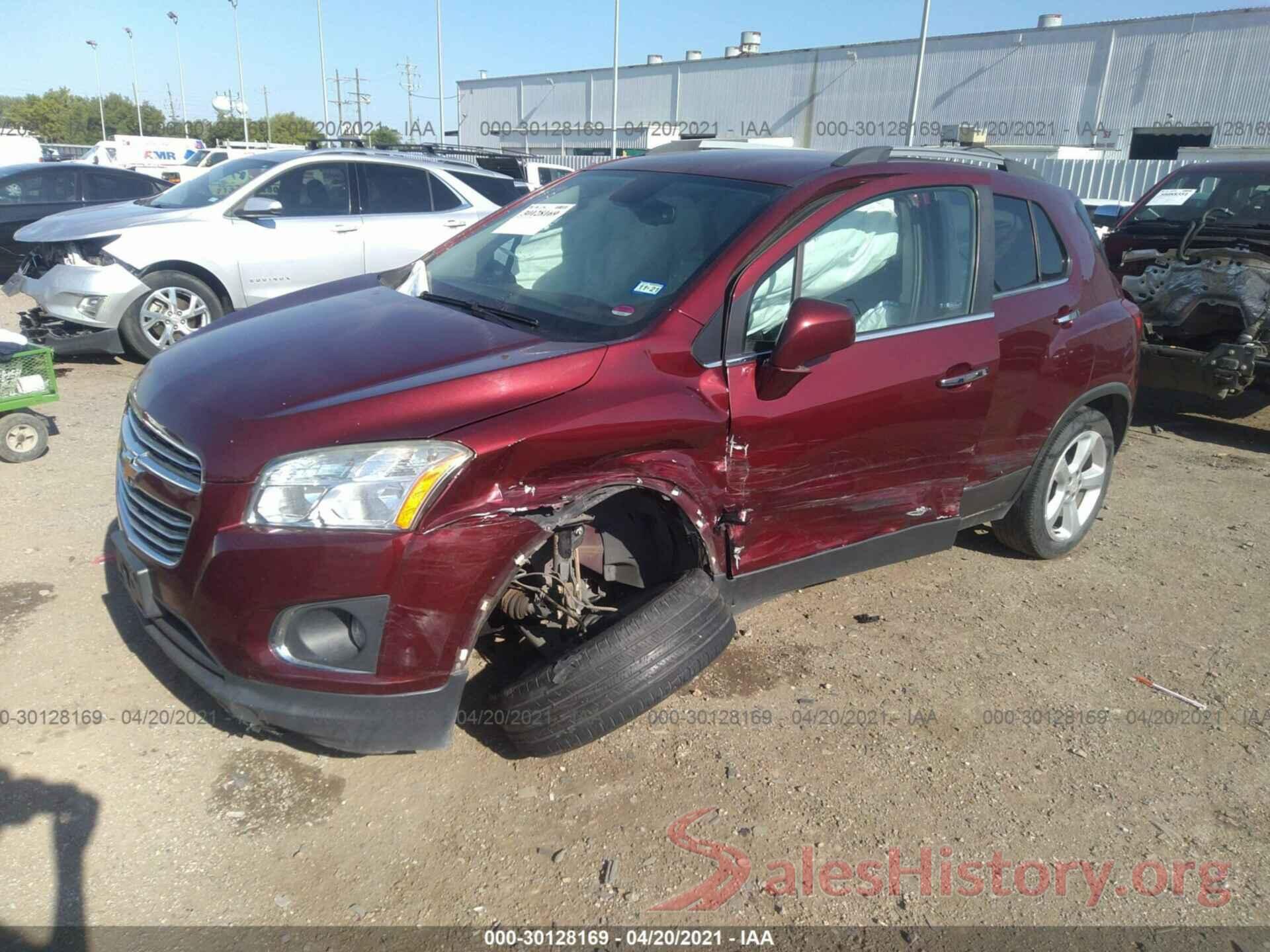 3GNCJMSB7GL168013 2016 CHEVROLET TRAX