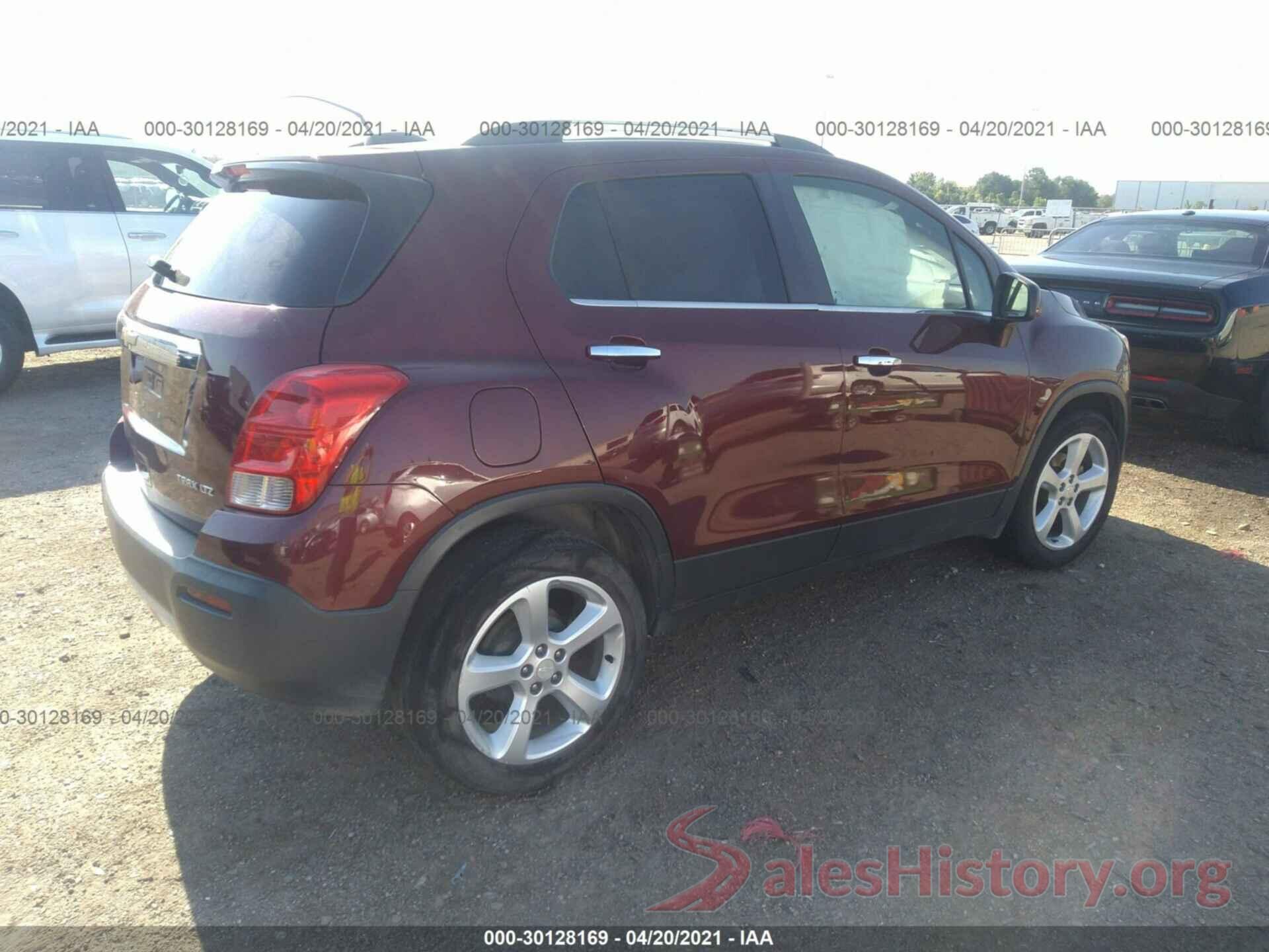 3GNCJMSB7GL168013 2016 CHEVROLET TRAX