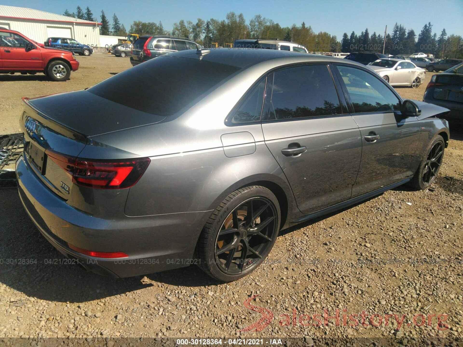 WAUFNAF49JA072951 2018 AUDI A4