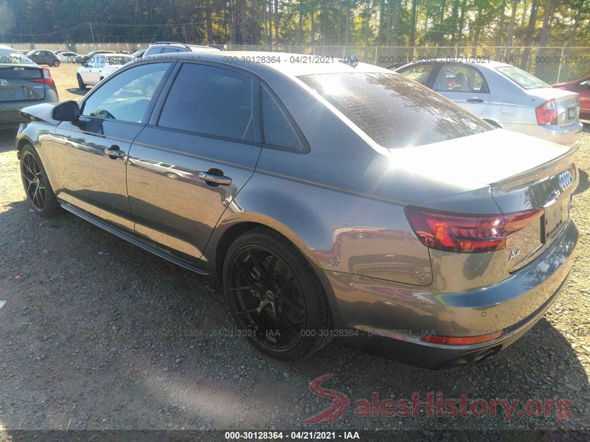 WAUFNAF49JA072951 2018 AUDI A4