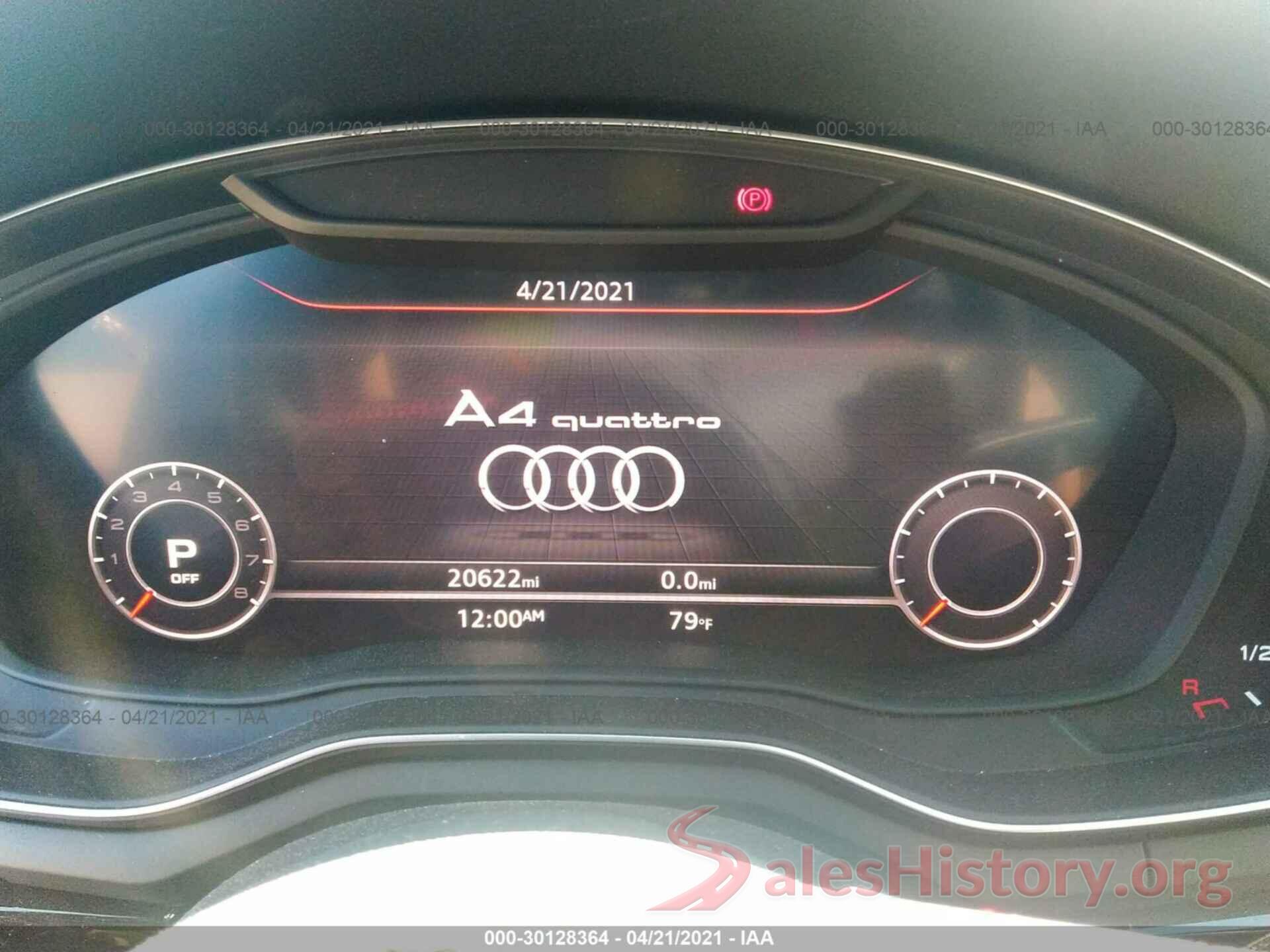 WAUFNAF49JA072951 2018 AUDI A4