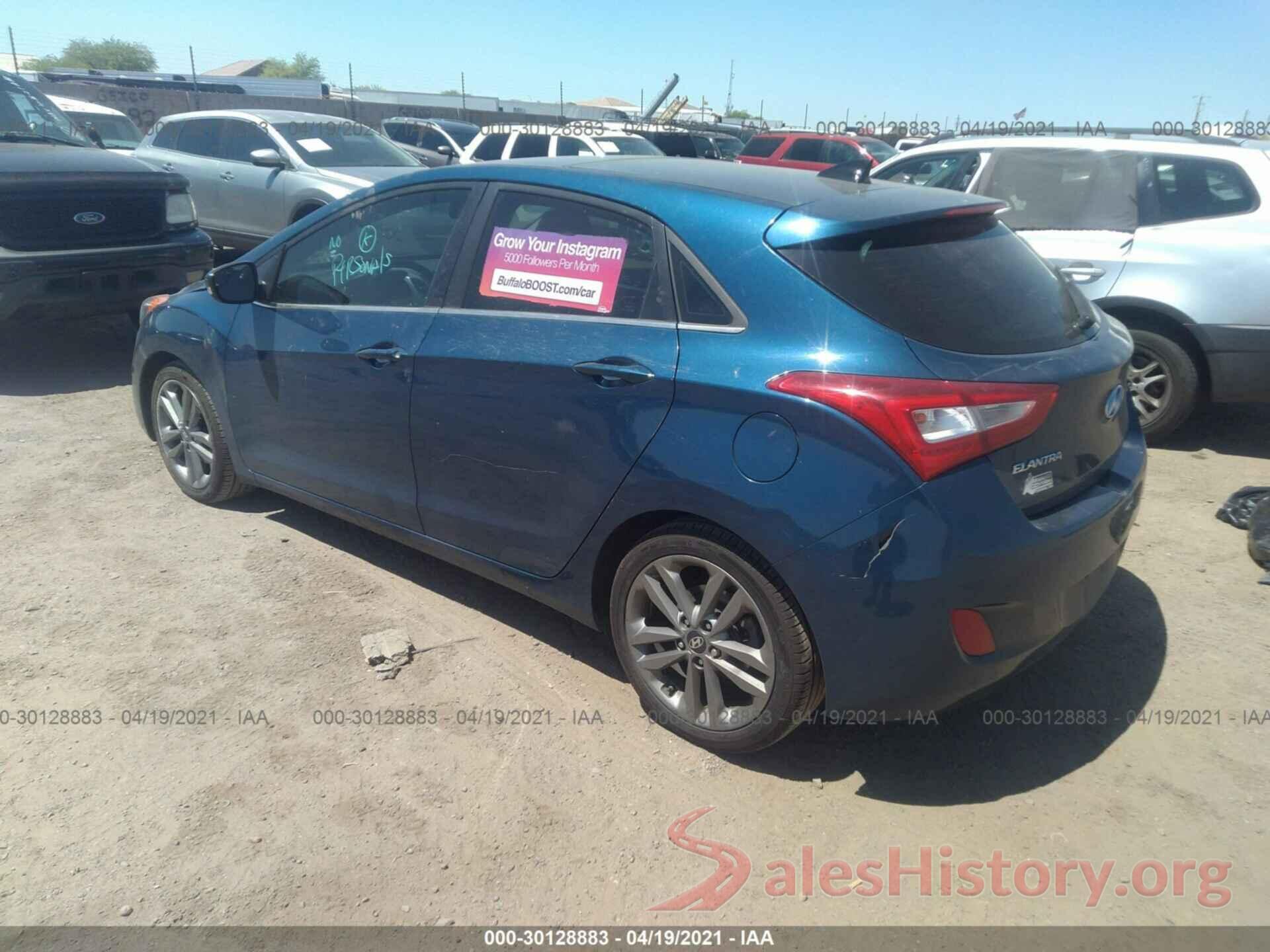 KMHD35LHXGU265661 2016 HYUNDAI ELANTRA GT