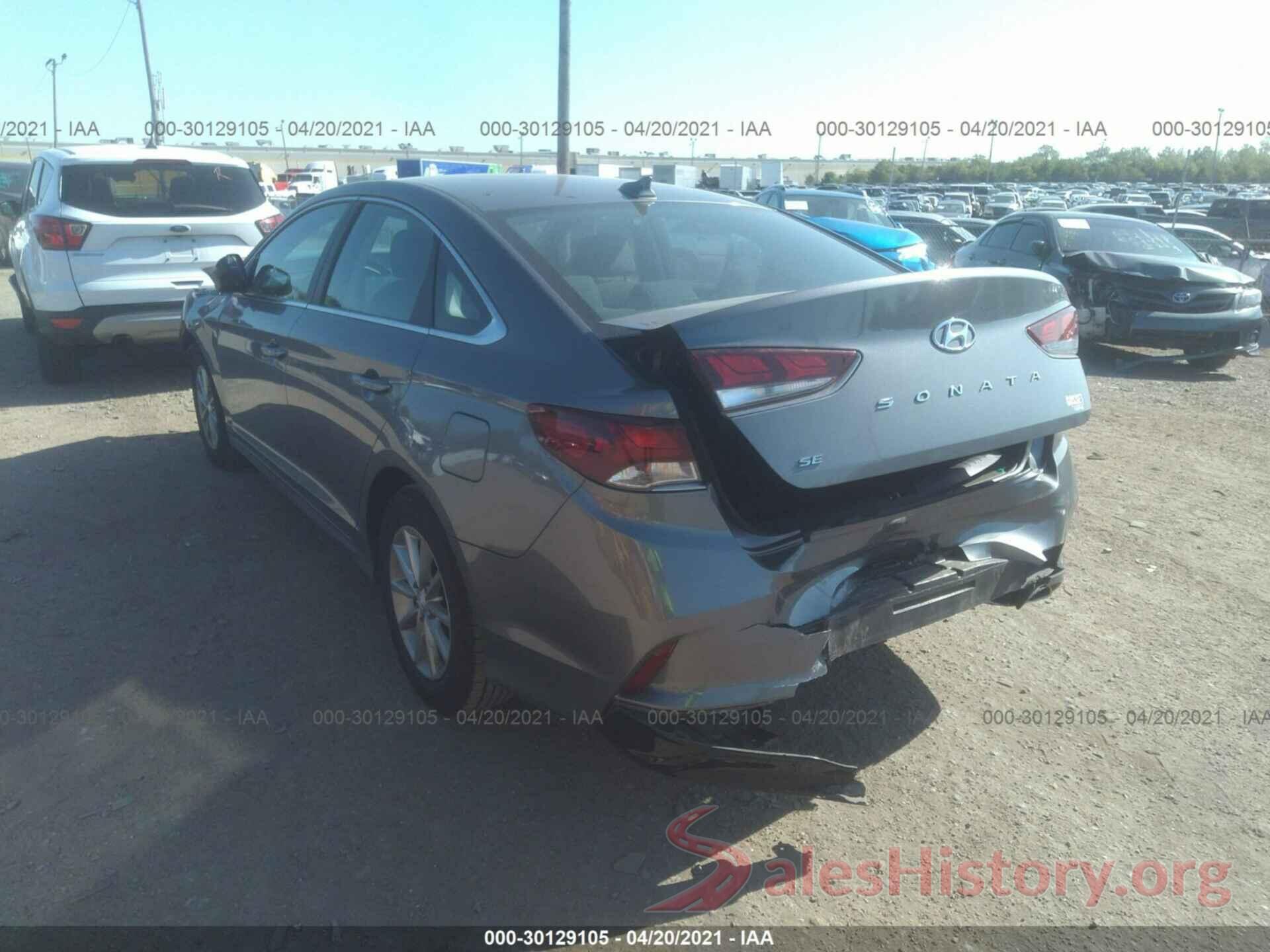 5NPE24AFXKH731258 2019 HYUNDAI SONATA