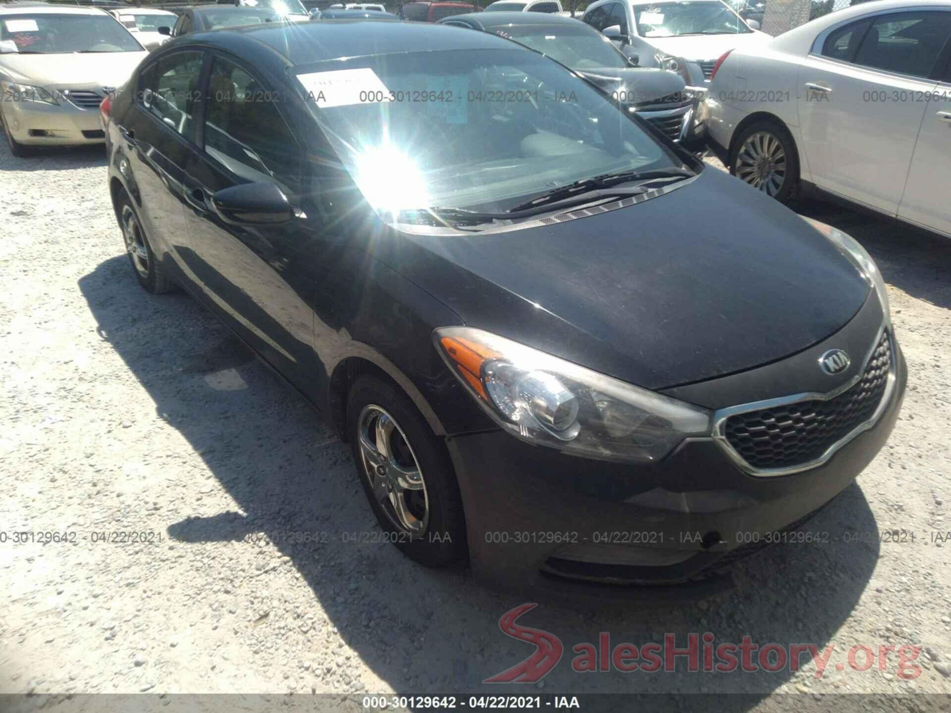 KNAFK4A68G5492592 2016 KIA FORTE