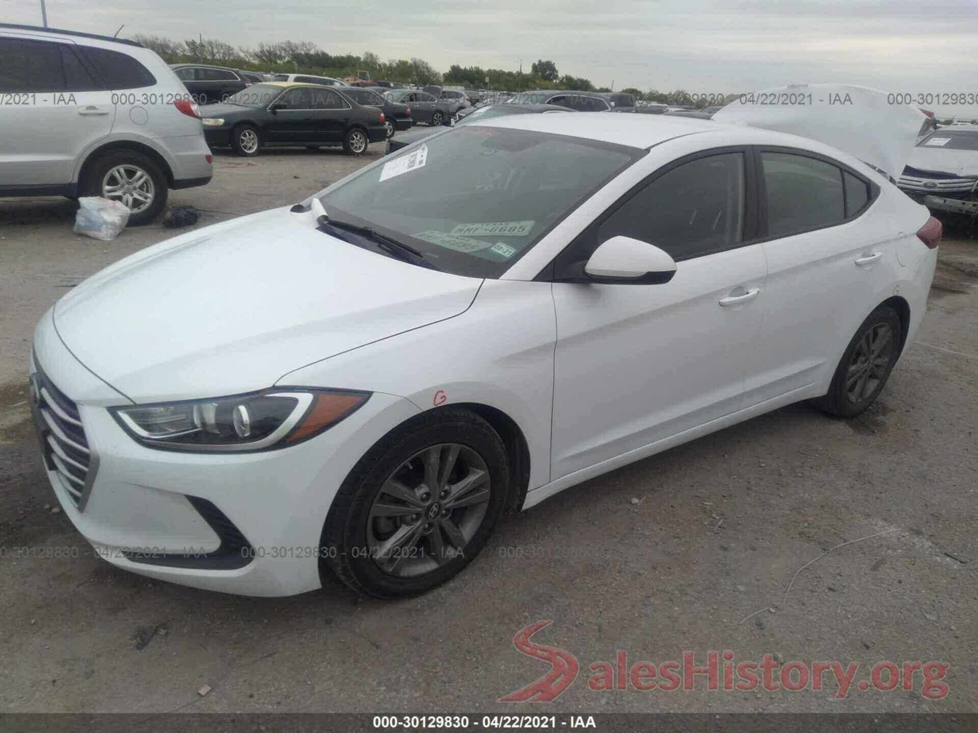 5NPD84LF1JH319137 2018 HYUNDAI ELANTRA