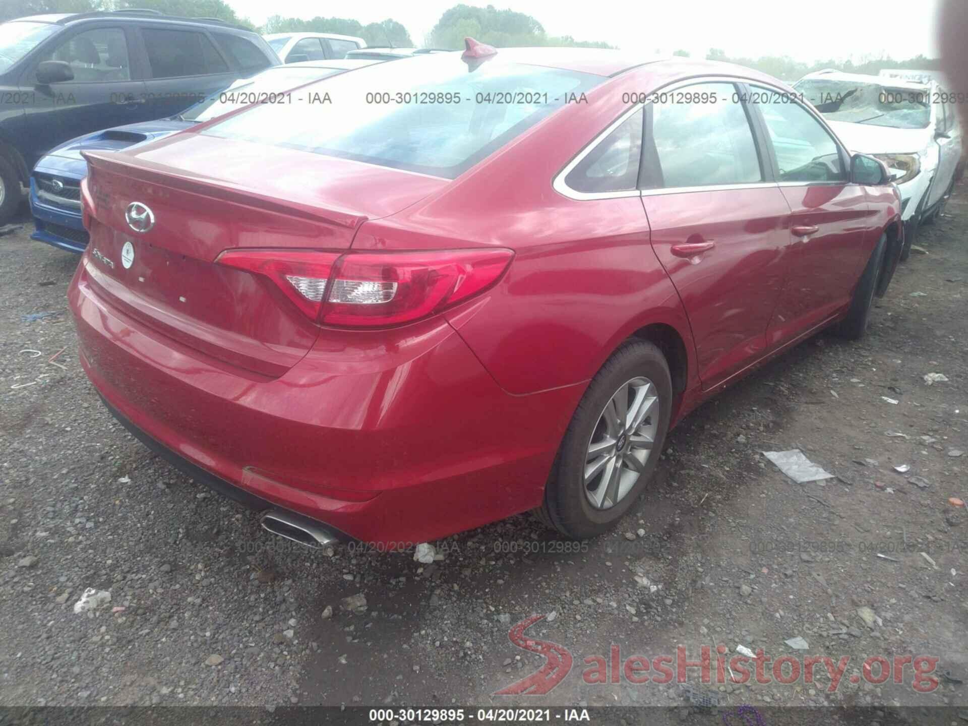 5NPE24AF8HH534162 2017 HYUNDAI SONATA