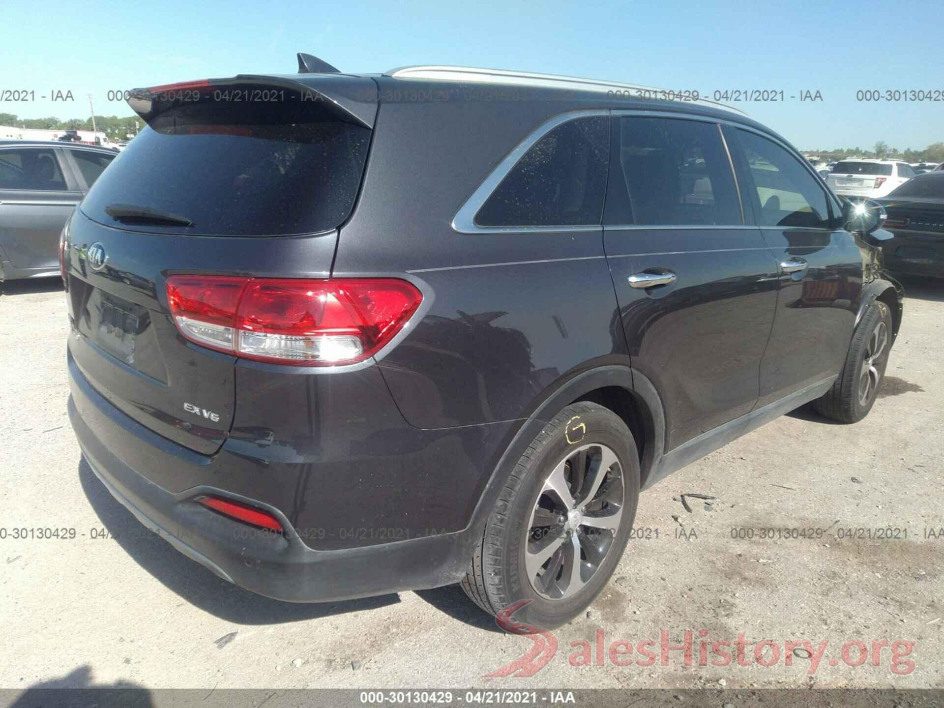 5XYPH4A57GG134825 2016 KIA SORENTO