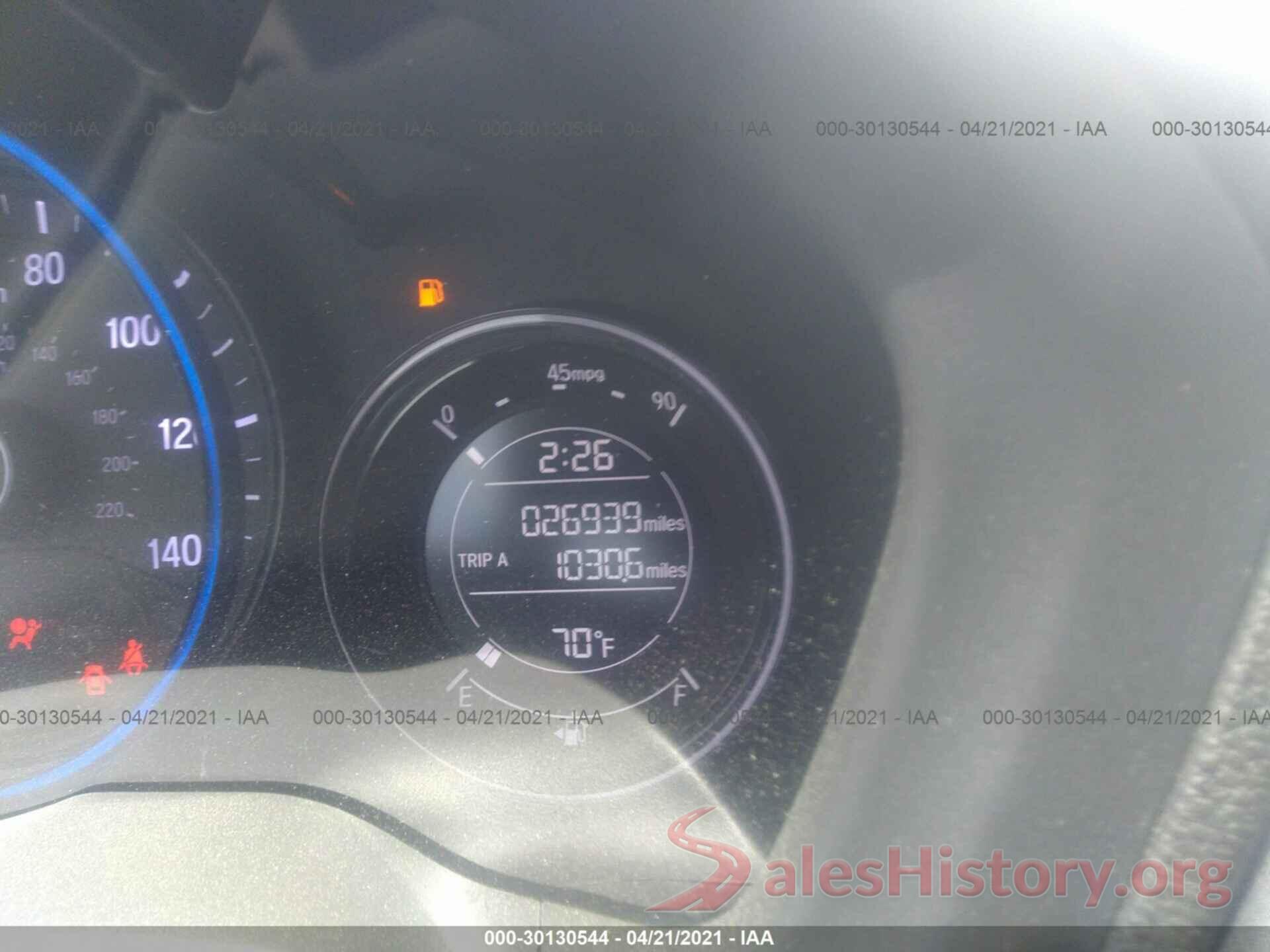 3CZRU5H17KM707158 2019 HONDA HR-V