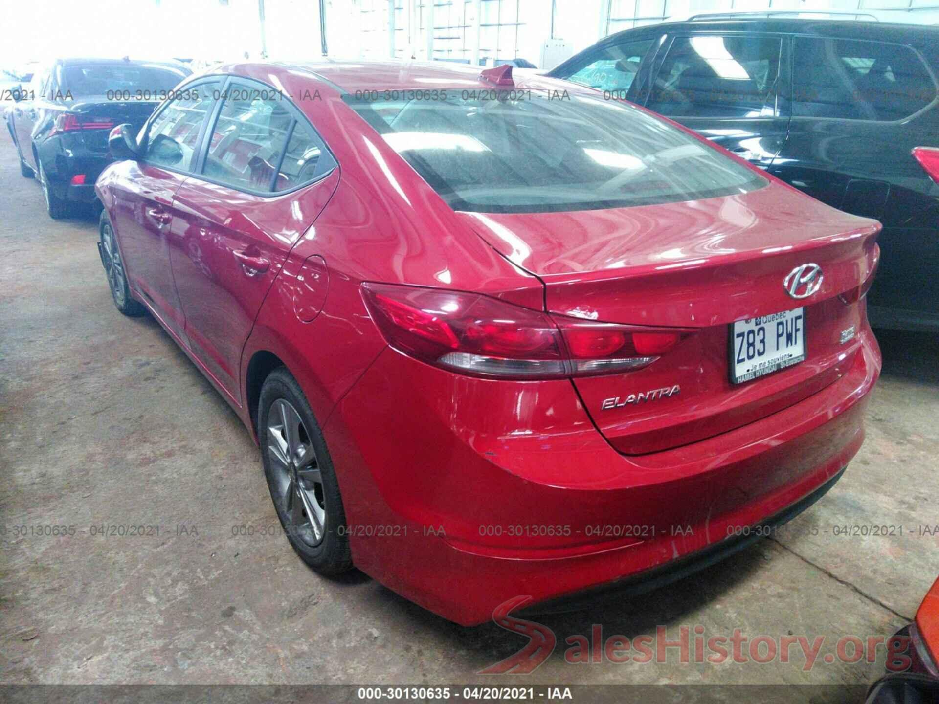 KMHD84LF6JU683832 2018 HYUNDAI ELANTRA