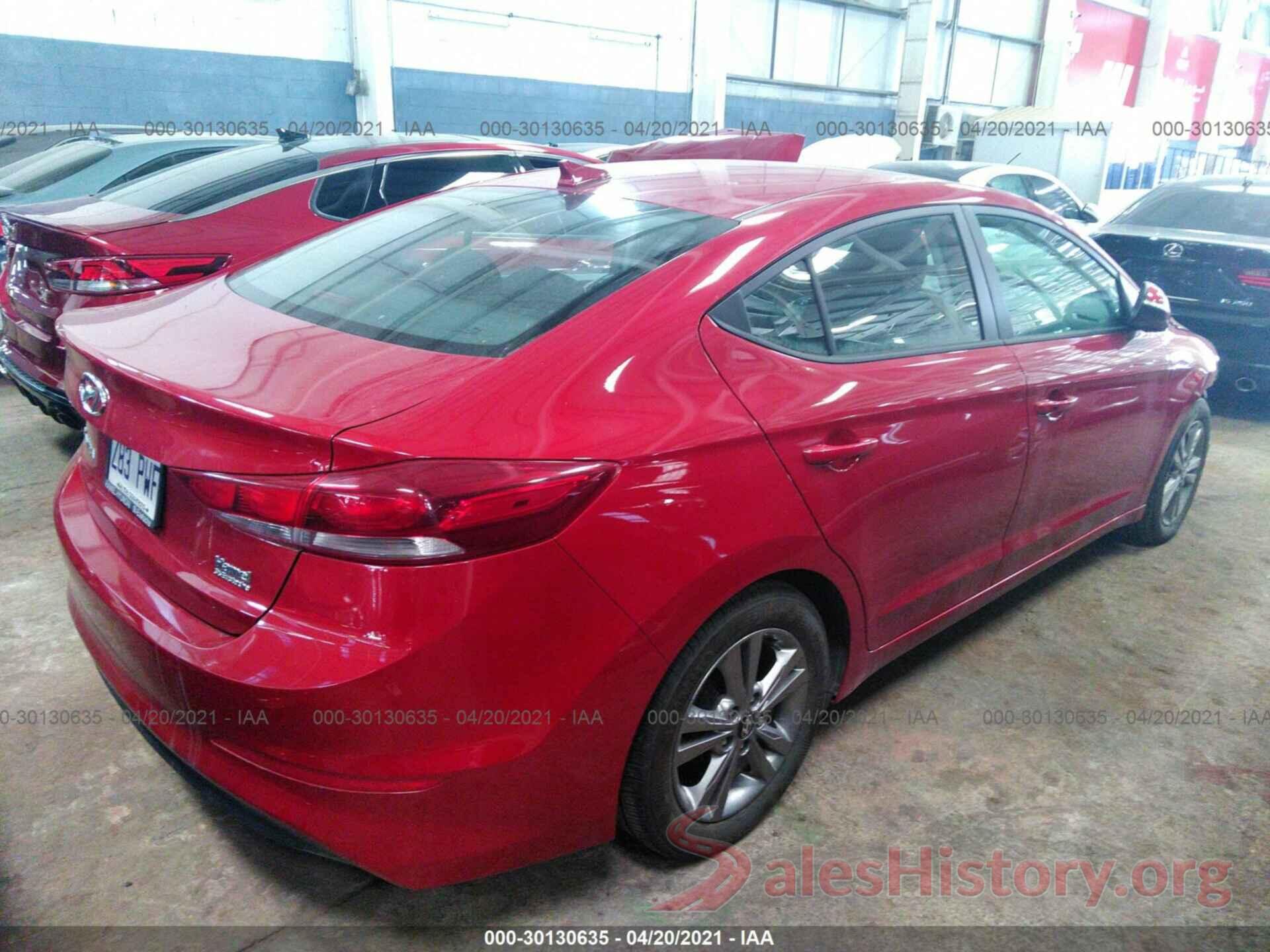 KMHD84LF6JU683832 2018 HYUNDAI ELANTRA