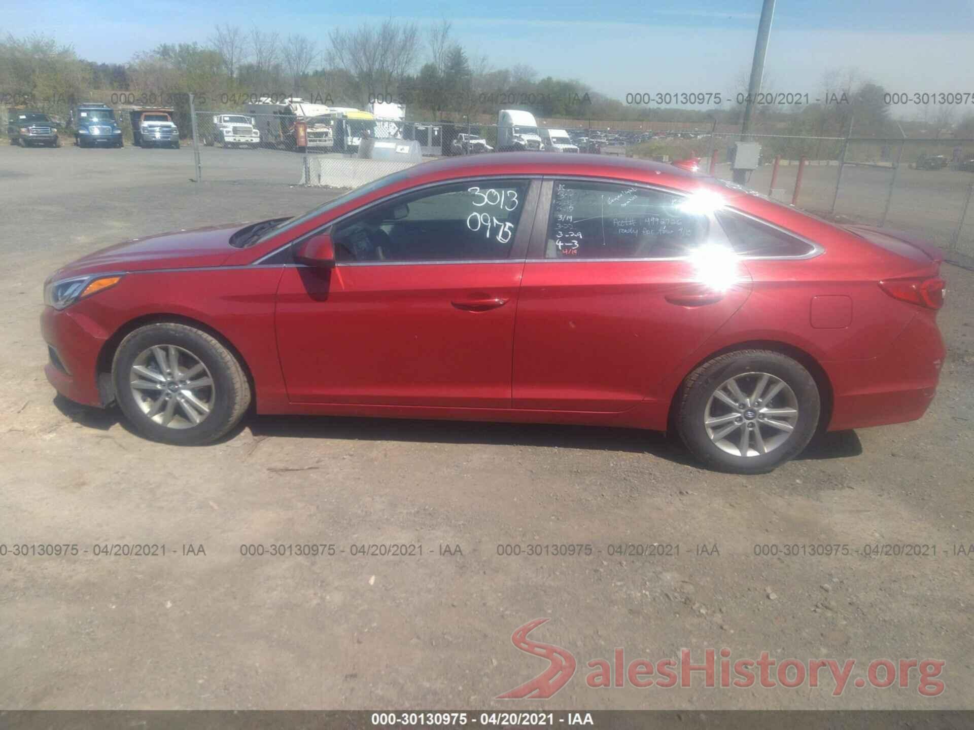 5NPE24AF2HH488456 2017 HYUNDAI SONATA