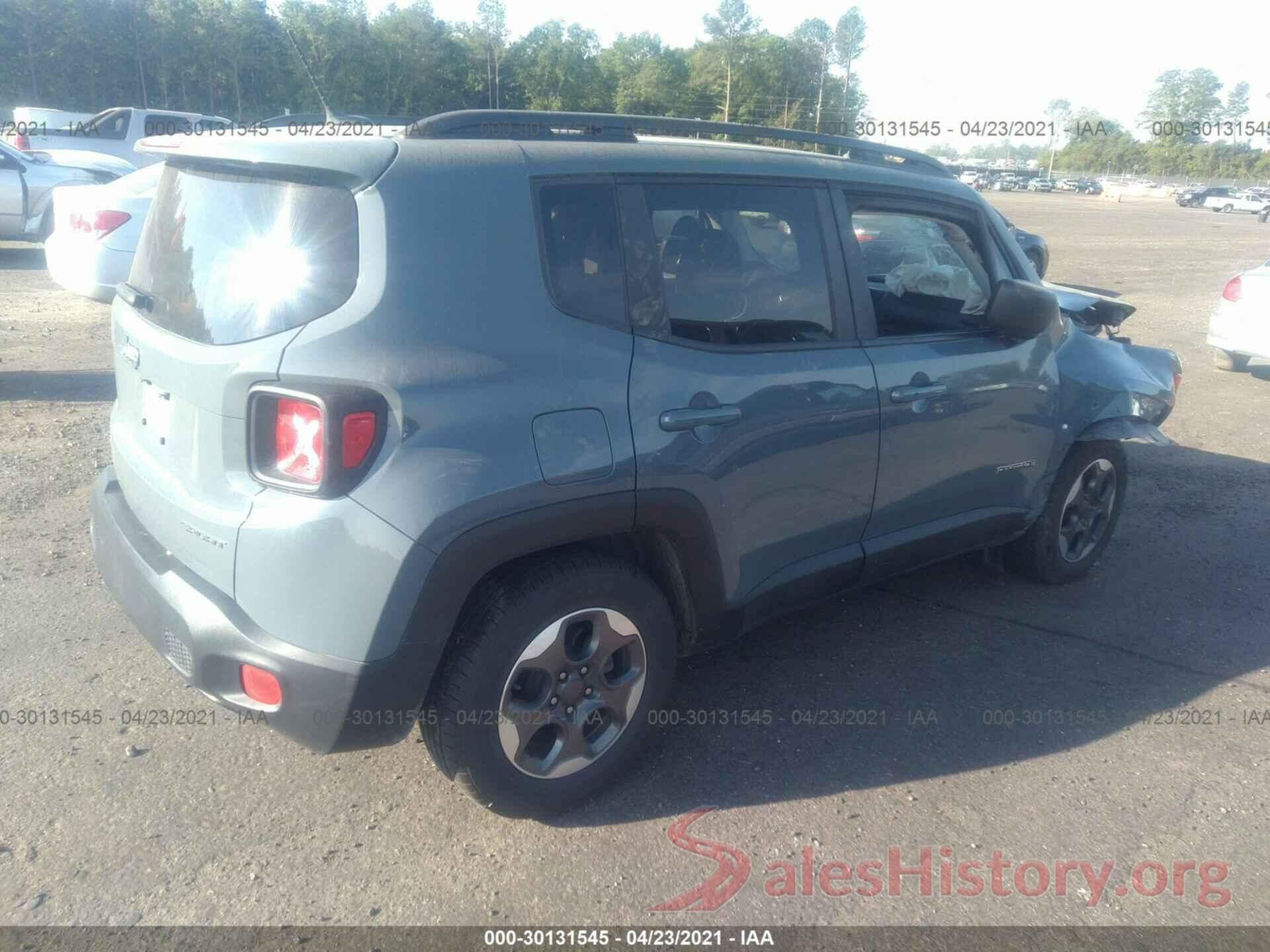 ZACCJAAB8HPF75274 2017 JEEP RENEGADE