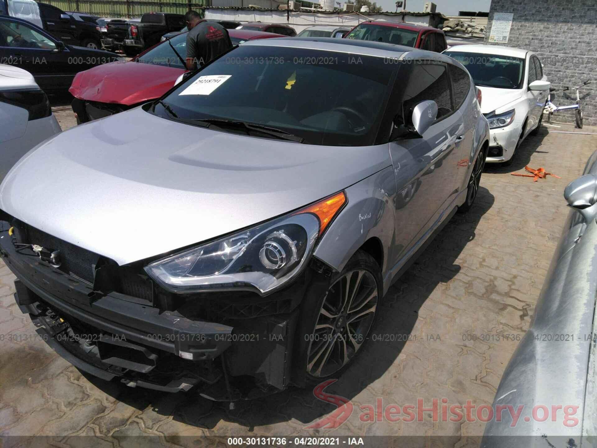 KMHTC6AE1GU264229 2016 HYUNDAI VELOSTER