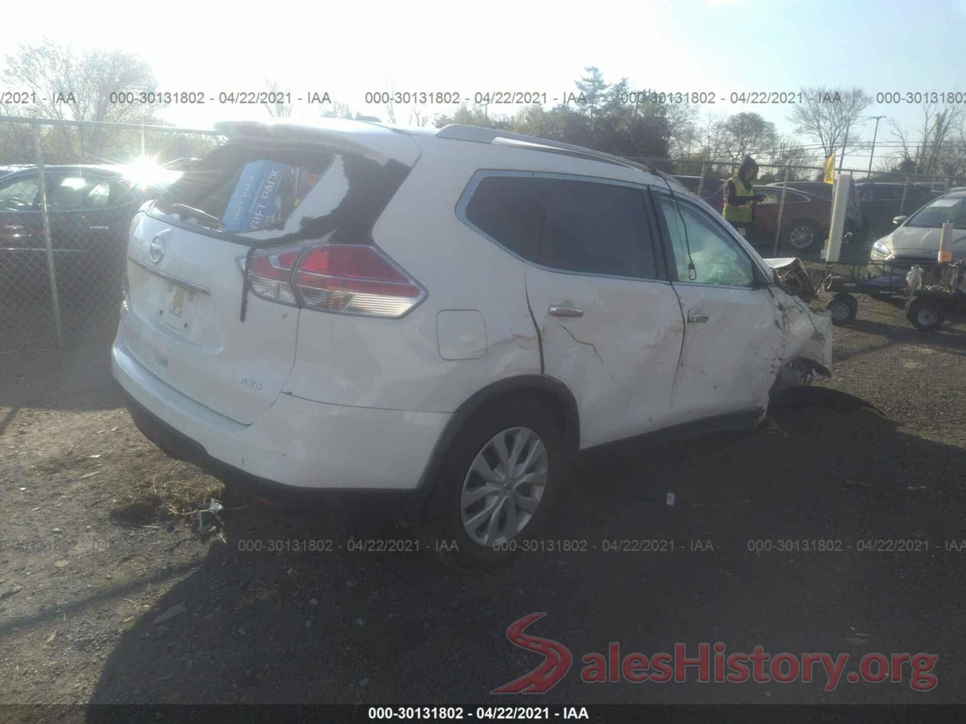 JN8AT2MV0GW149971 2016 NISSAN ROGUE