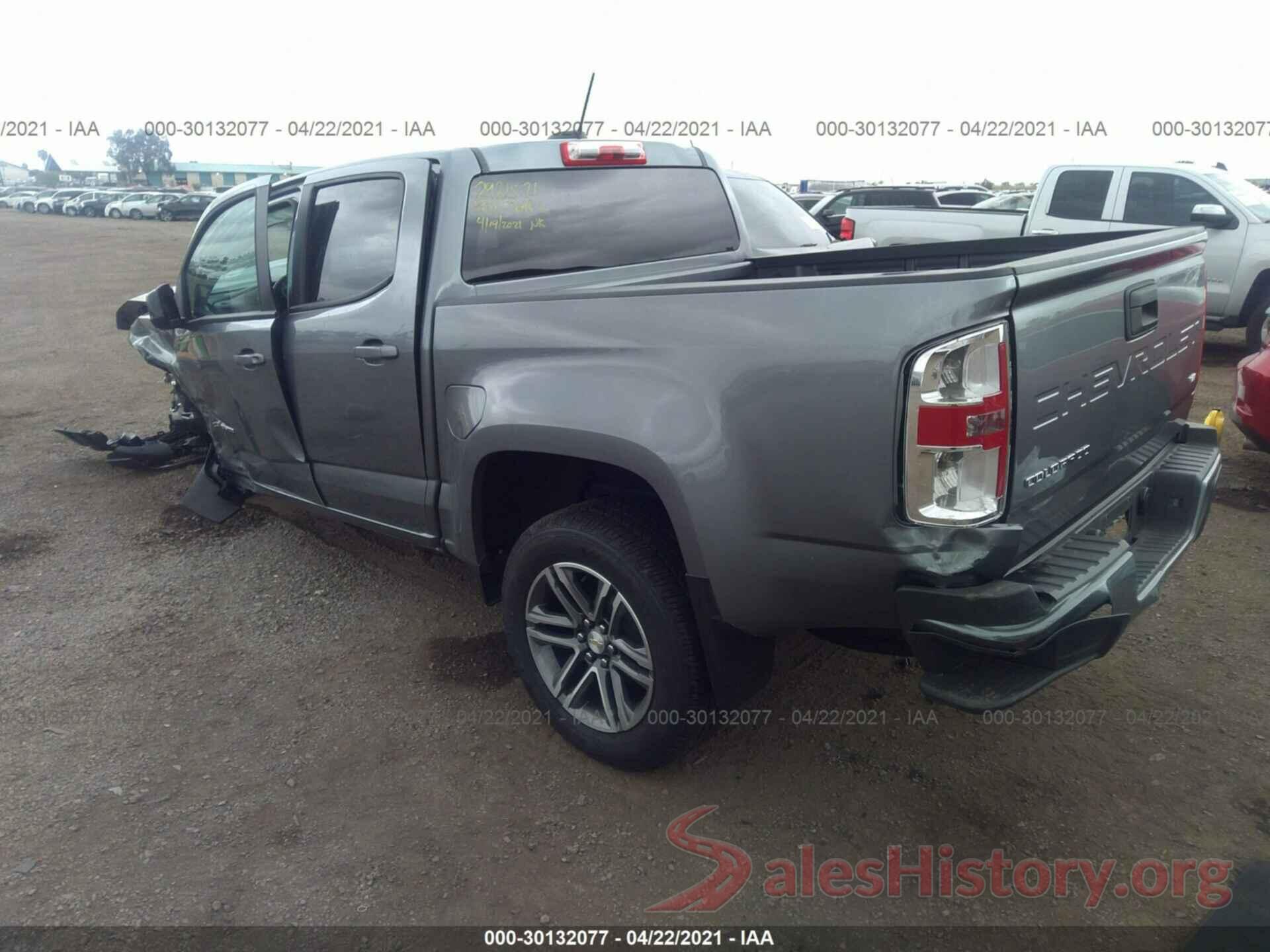 1GCGSBEN7M1135419 2021 CHEVROLET COLORADO