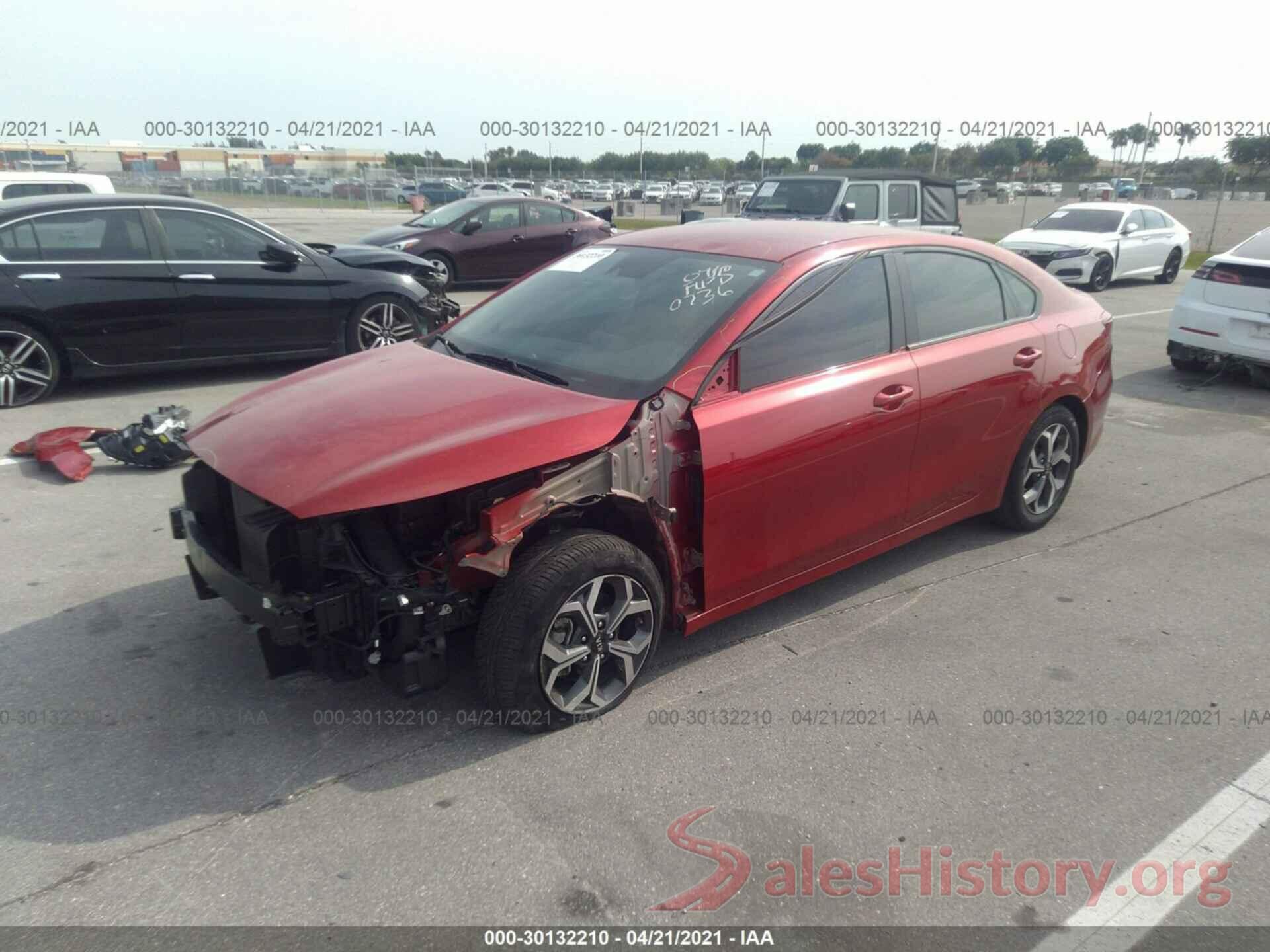 3KPF24AD6KE040736 2019 KIA FORTE