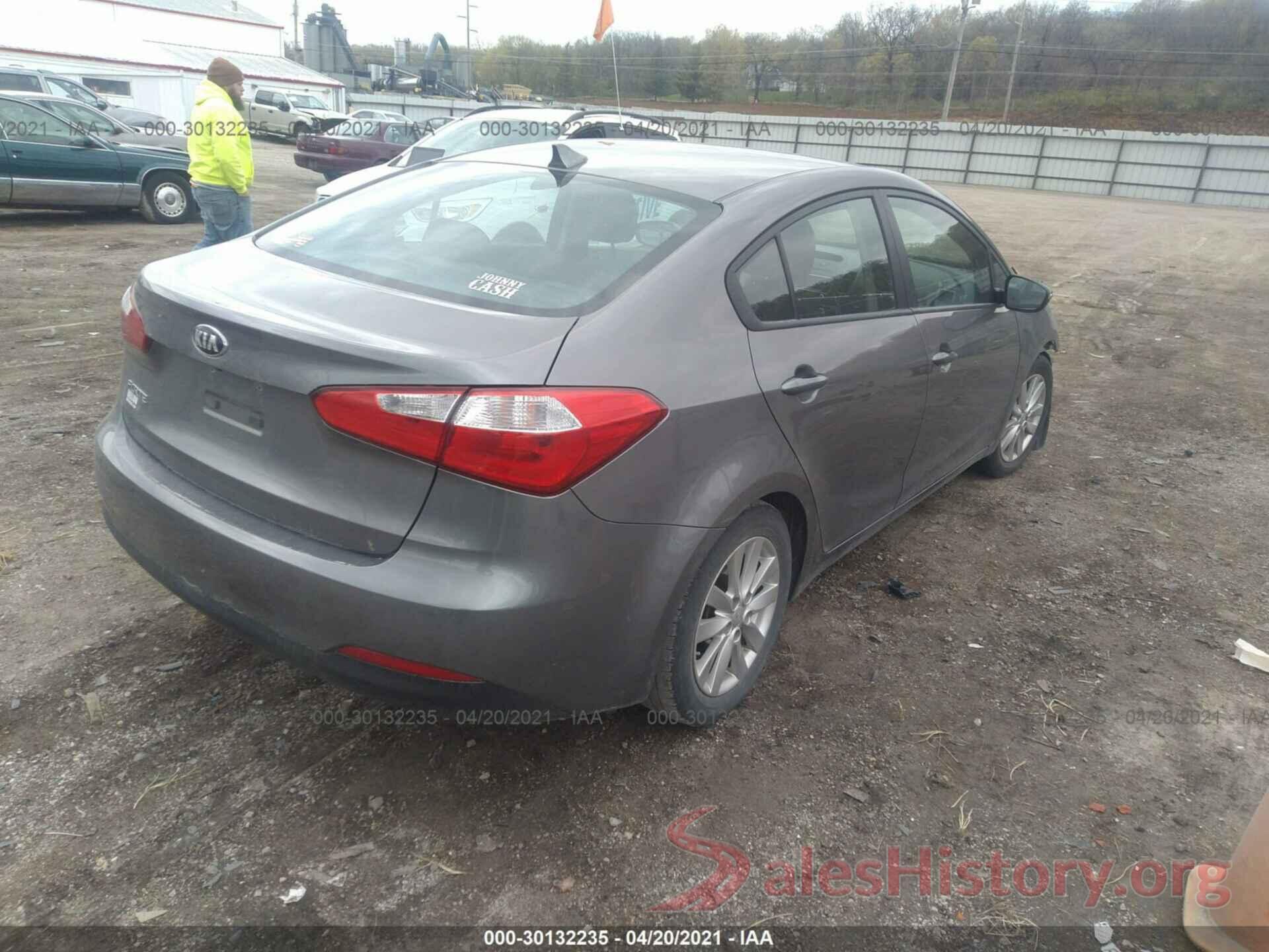 KNAFX4A61G5455367 2016 KIA FORTE