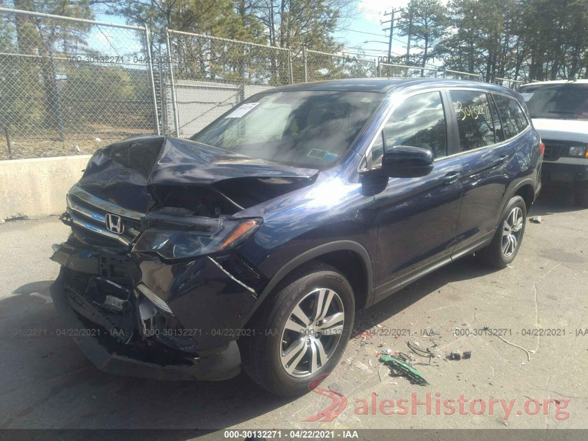 5FNYF6H55HB053486 2017 HONDA PILOT