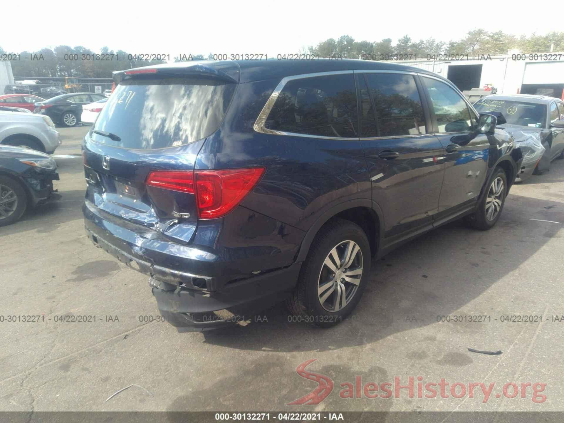 5FNYF6H55HB053486 2017 HONDA PILOT