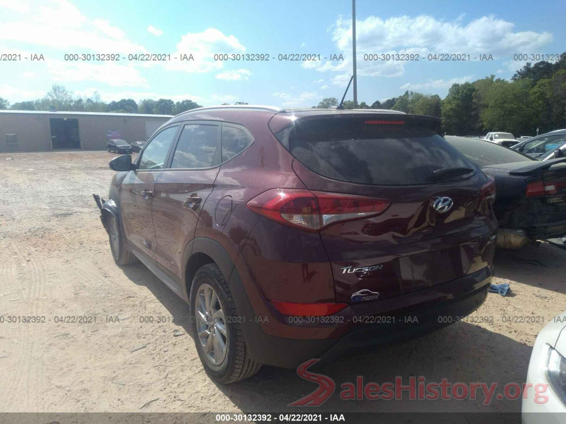 KM8J3CA47HU504396 2017 HYUNDAI TUCSON