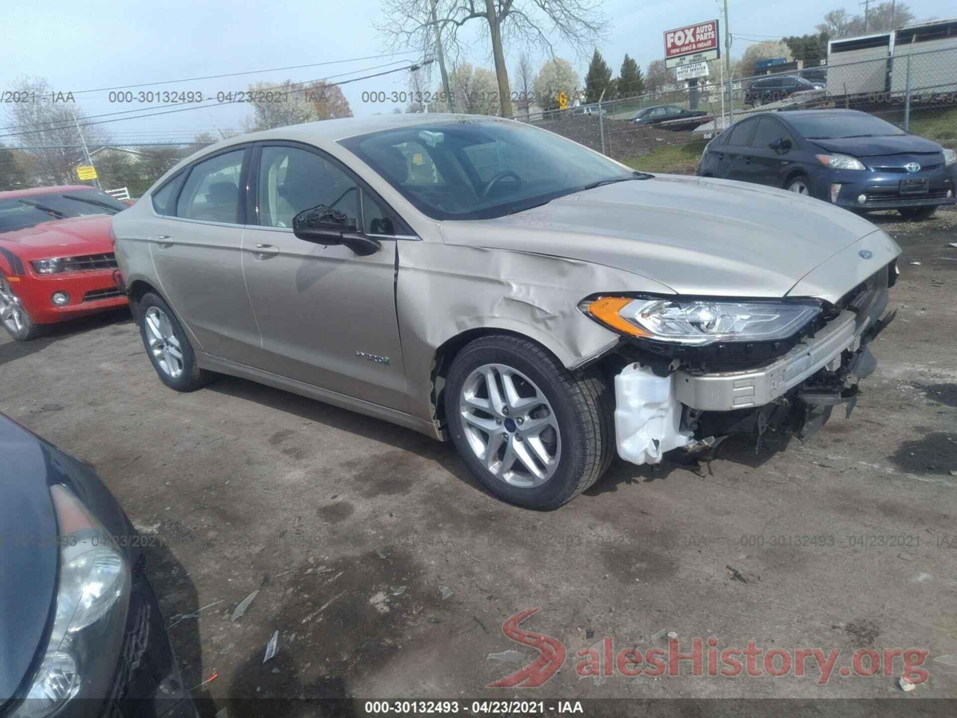 3FA6P0LU8KR138625 2019 FORD FUSION HYBRID