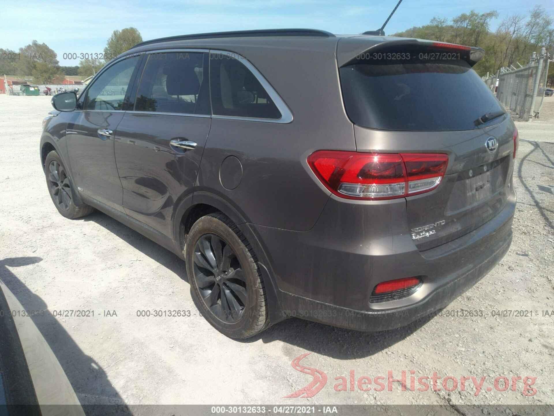 5XYPGDA54KG589708 2019 KIA SORENTO