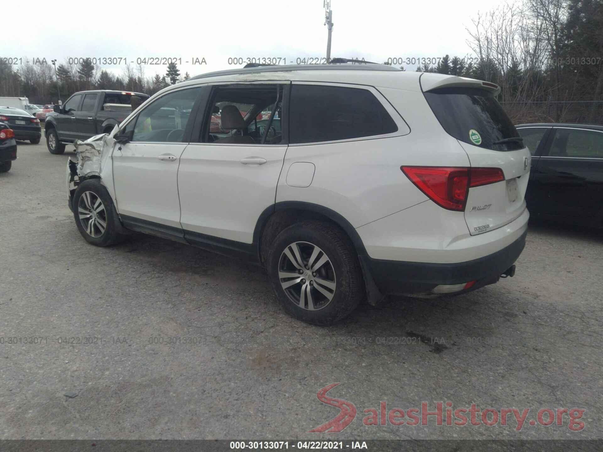 5FNYF6H77GB057832 2016 HONDA PILOT