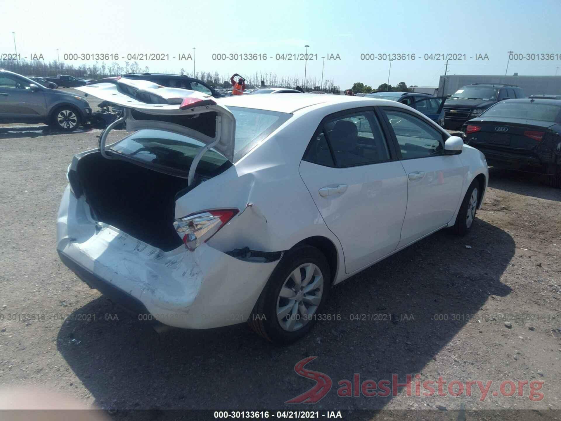 5YFBURHE7GP539376 2016 TOYOTA COROLLA