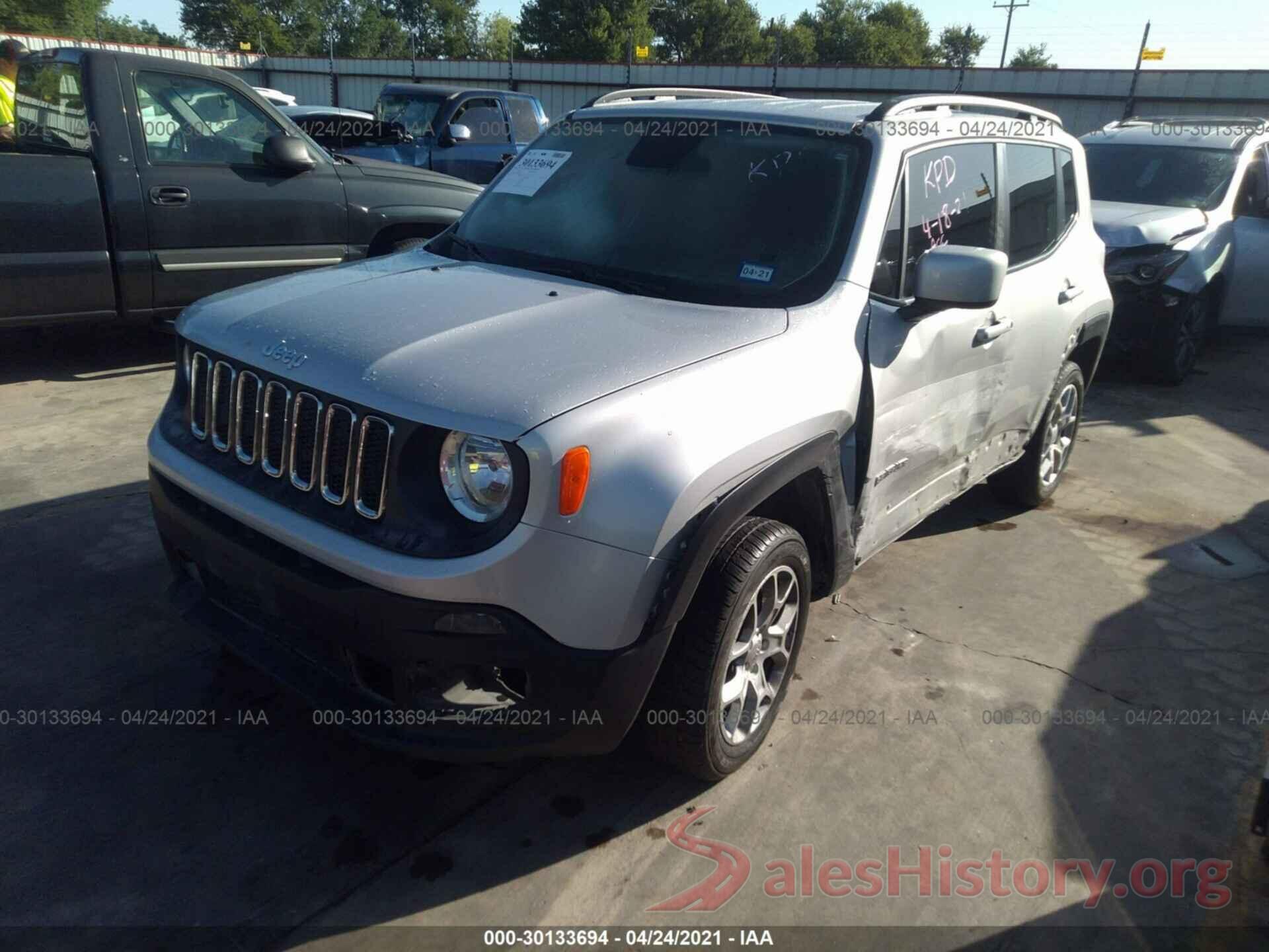 ZACCJBBT7GPD16187 2016 JEEP RENEGADE