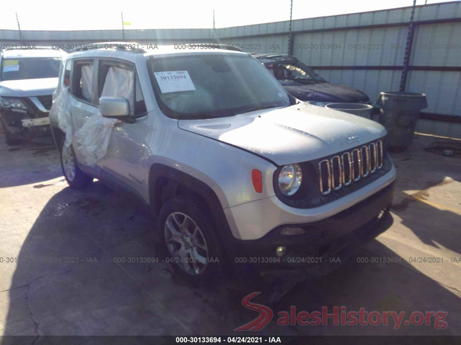 ZACCJBBT7GPD16187 2016 JEEP RENEGADE