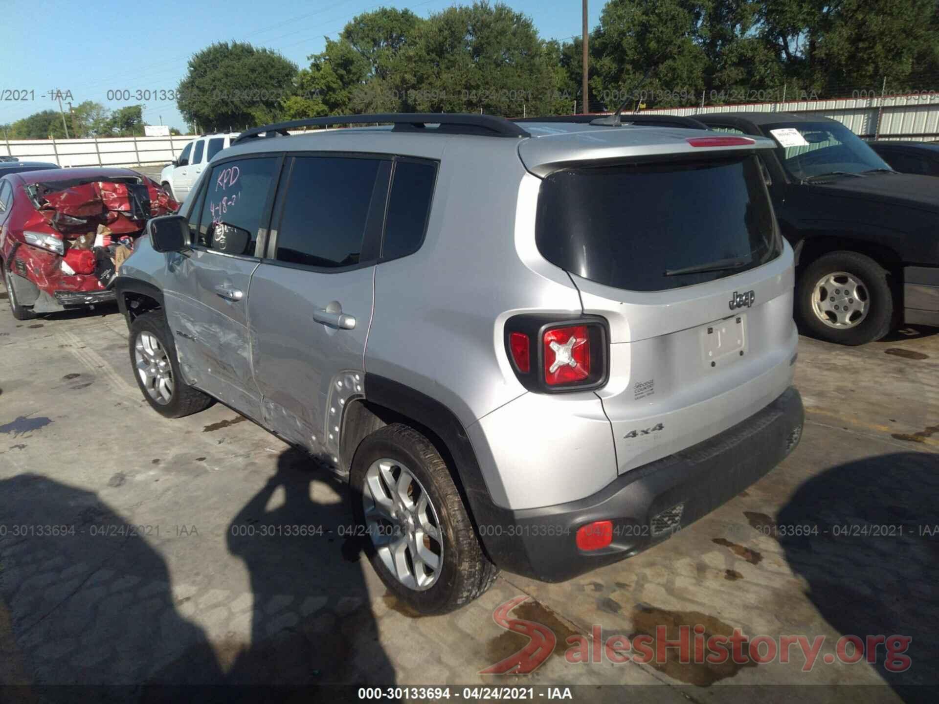 ZACCJBBT7GPD16187 2016 JEEP RENEGADE