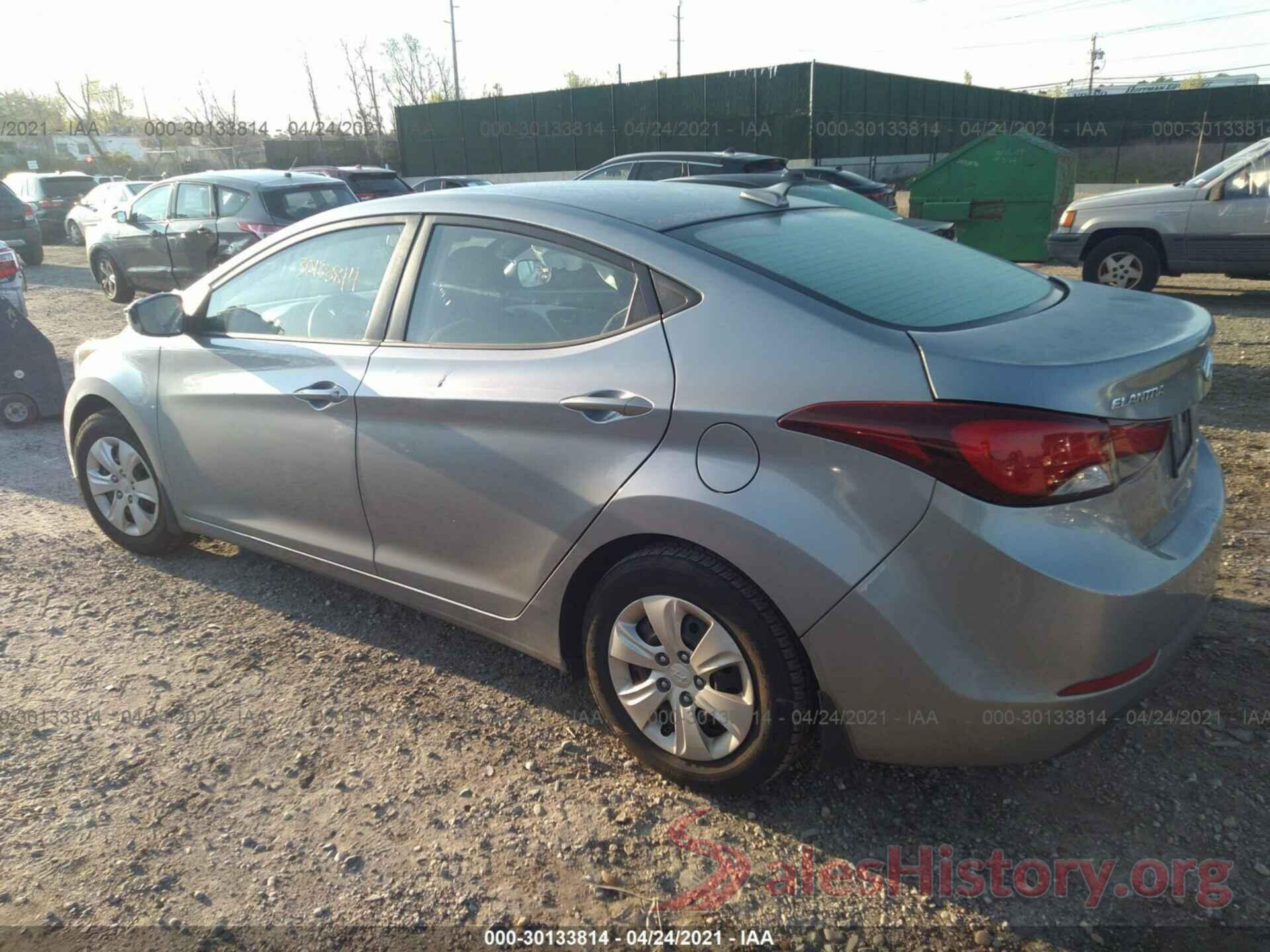 5NPDH4AE3GH797093 2016 HYUNDAI ELANTRA