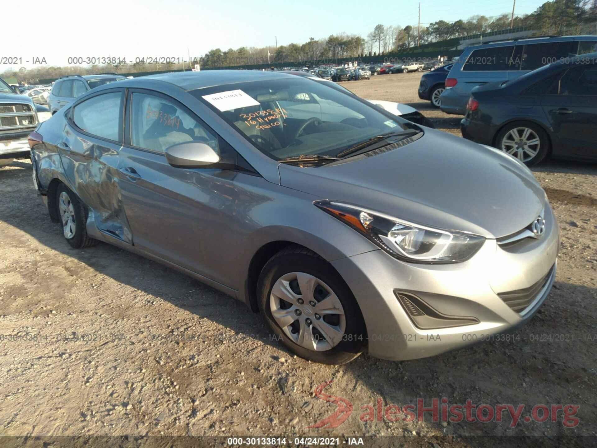 5NPDH4AE3GH797093 2016 HYUNDAI ELANTRA