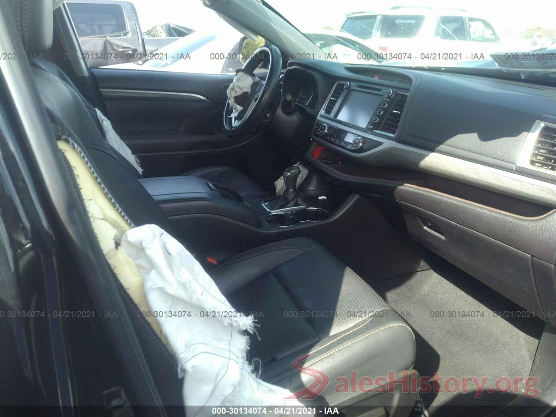 5TDYZRFH6HS208953 2017 TOYOTA HIGHLANDER